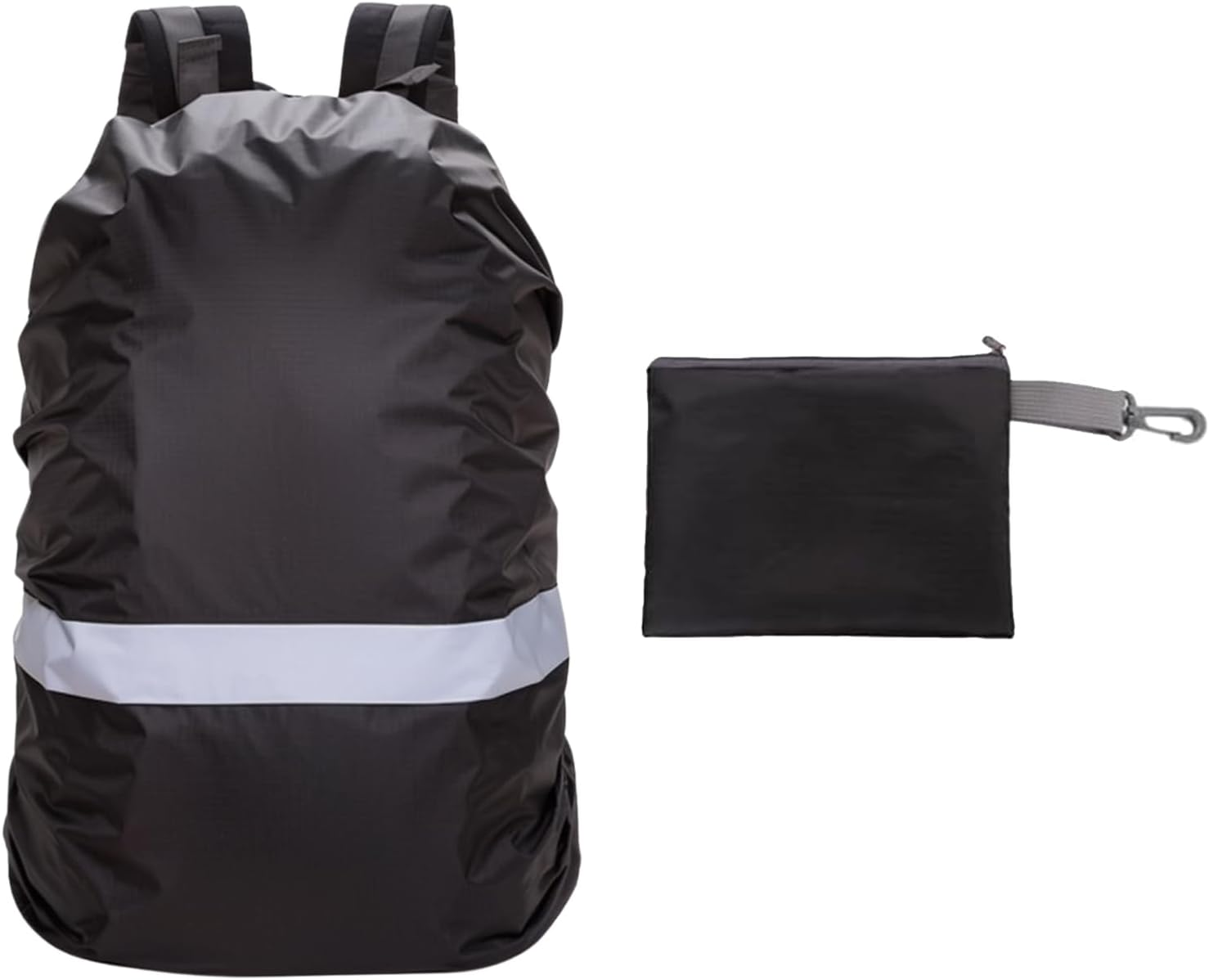 Waterproof Rain Cover for Backpack 35L Reflective Rucksack Rain Cover Schoolbag with Adjustable anti Slip Cross Buckle Strap for Outdoor, Hiking, Camping, Traveling, Cycling image number 5