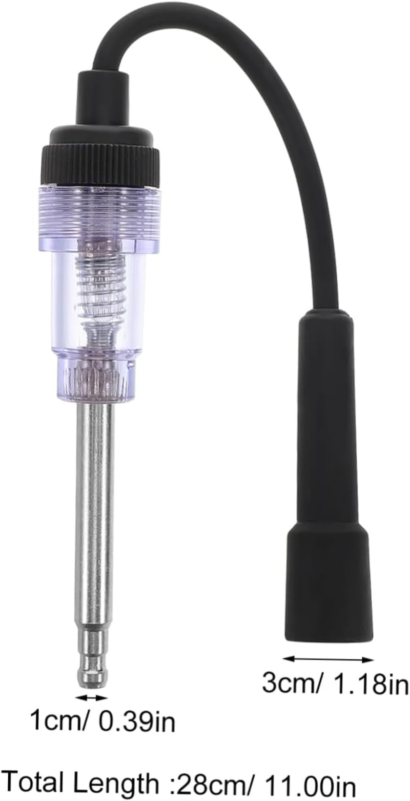 COOLHIYA Inline Spark Plug Ignition Tester Dual-Hole Diagnostic Detector for Automotive Engine Coil Test, Portable Ignition Spark Tester Tool for Car and Lawn Equipment image number 1