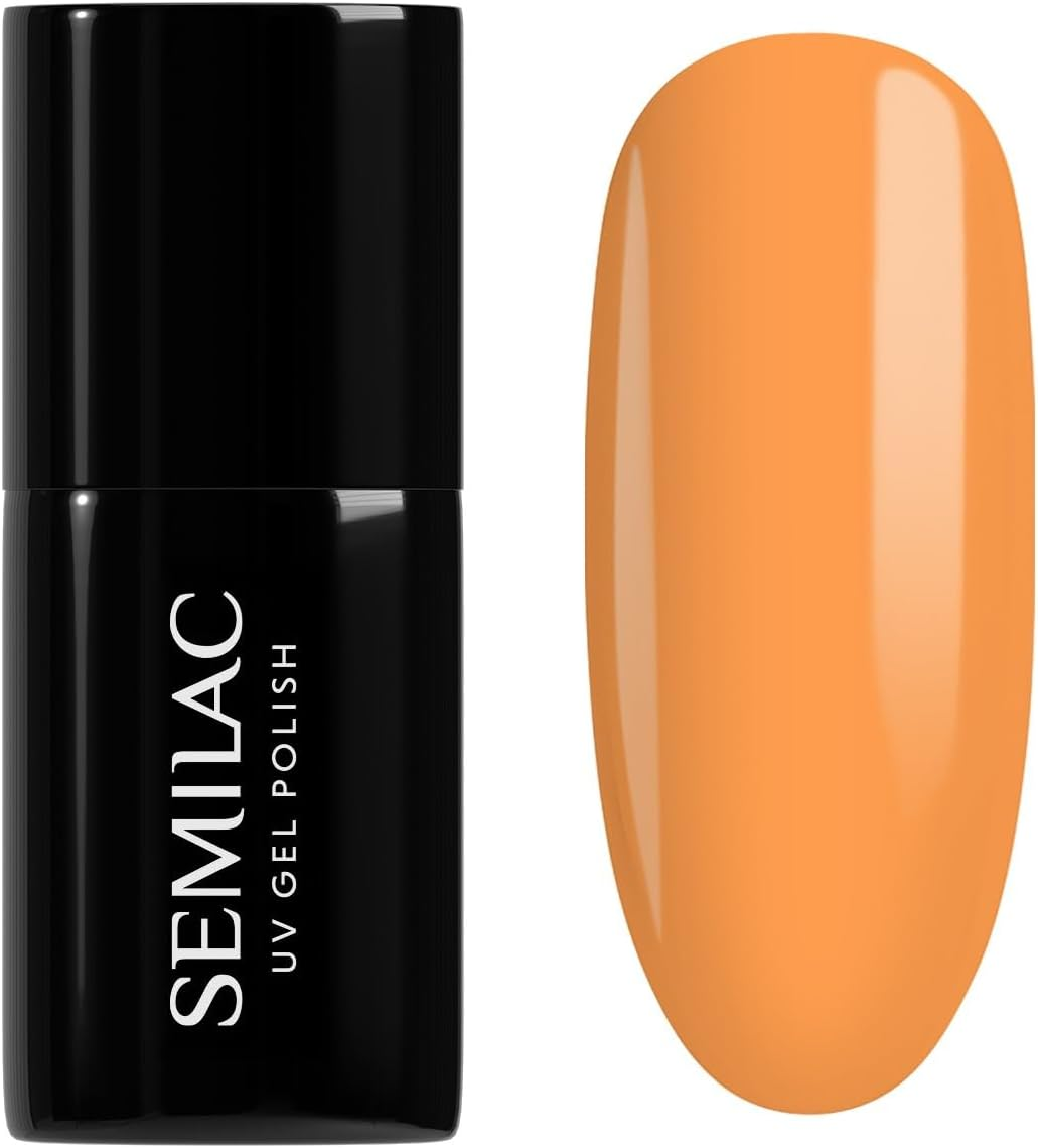 Semilac Tastes of Fall Collection UV Nail Polish Hybrid 402 Spicy Pumpkin 7 Ml