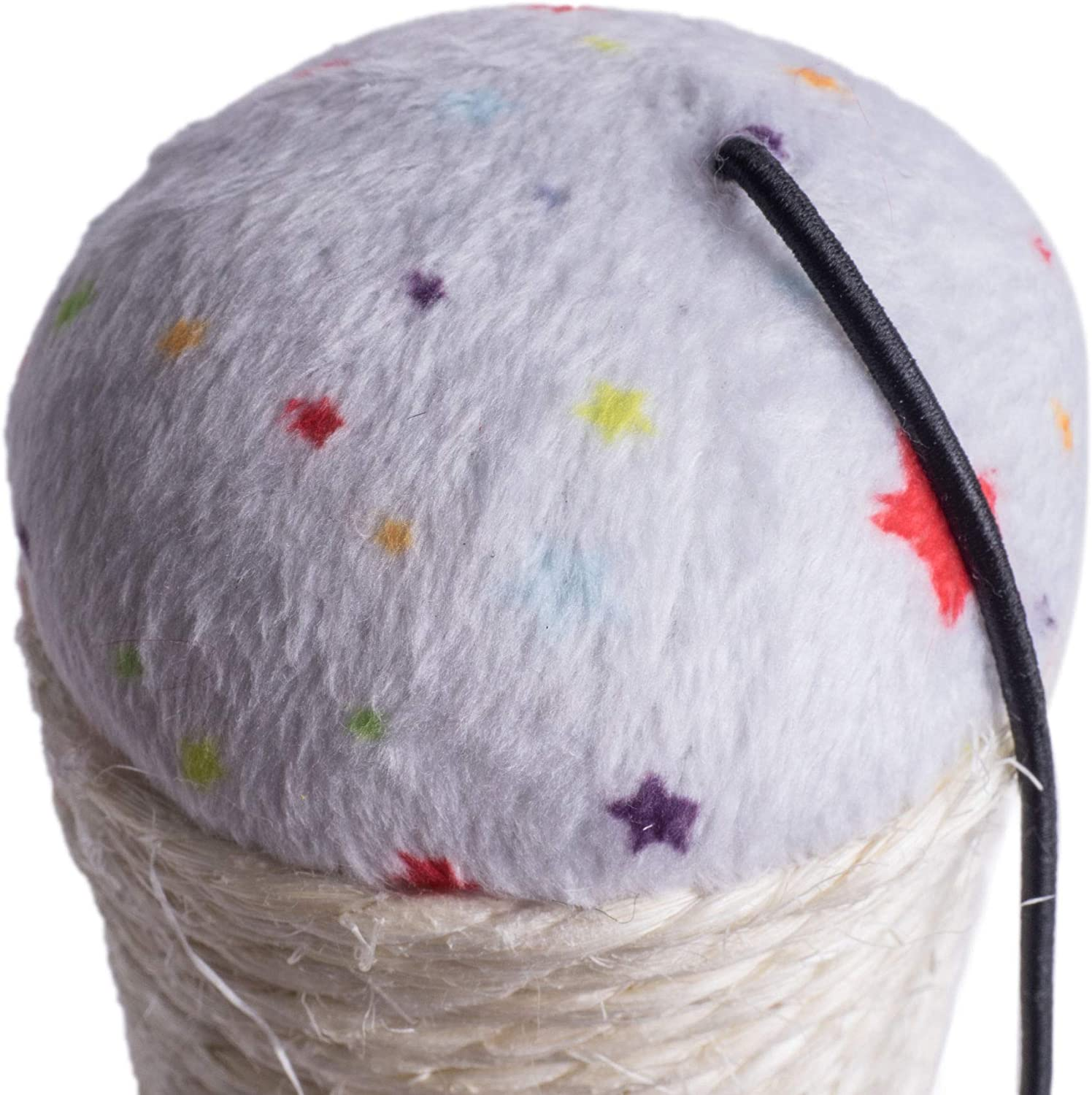 Petface 43009 Pom Pom Sisal Cat Scratcher for Kittens image number 2