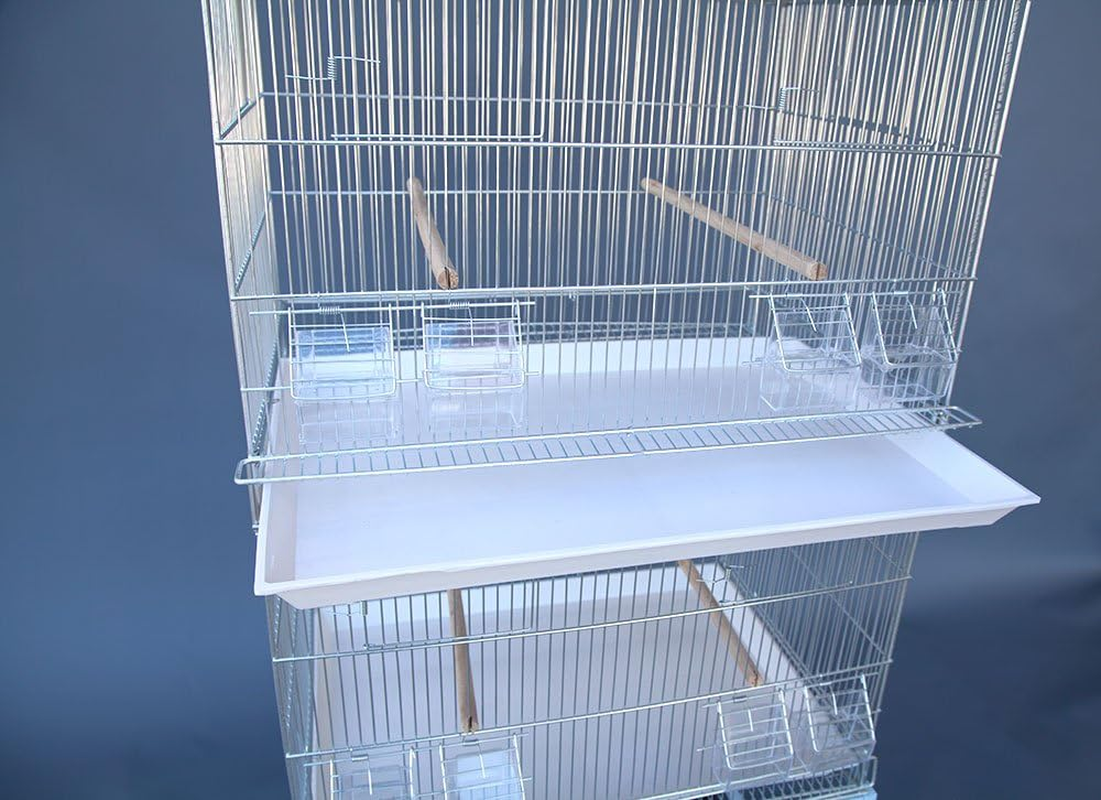 6Xbreeding Bird Cages on Stand for Canary Parakeet Budgie Cockatiel