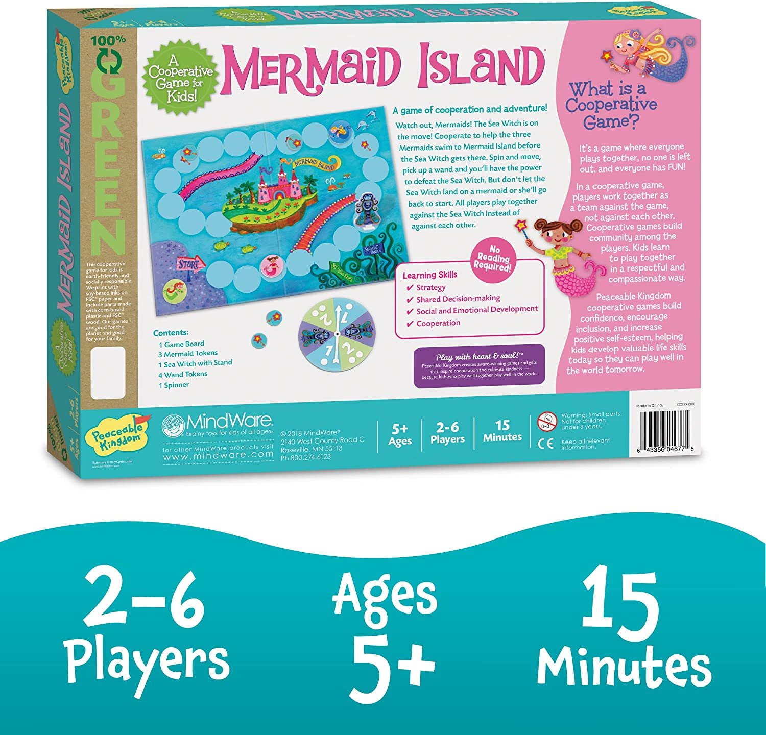 Mermaid Island Board Game image number 2