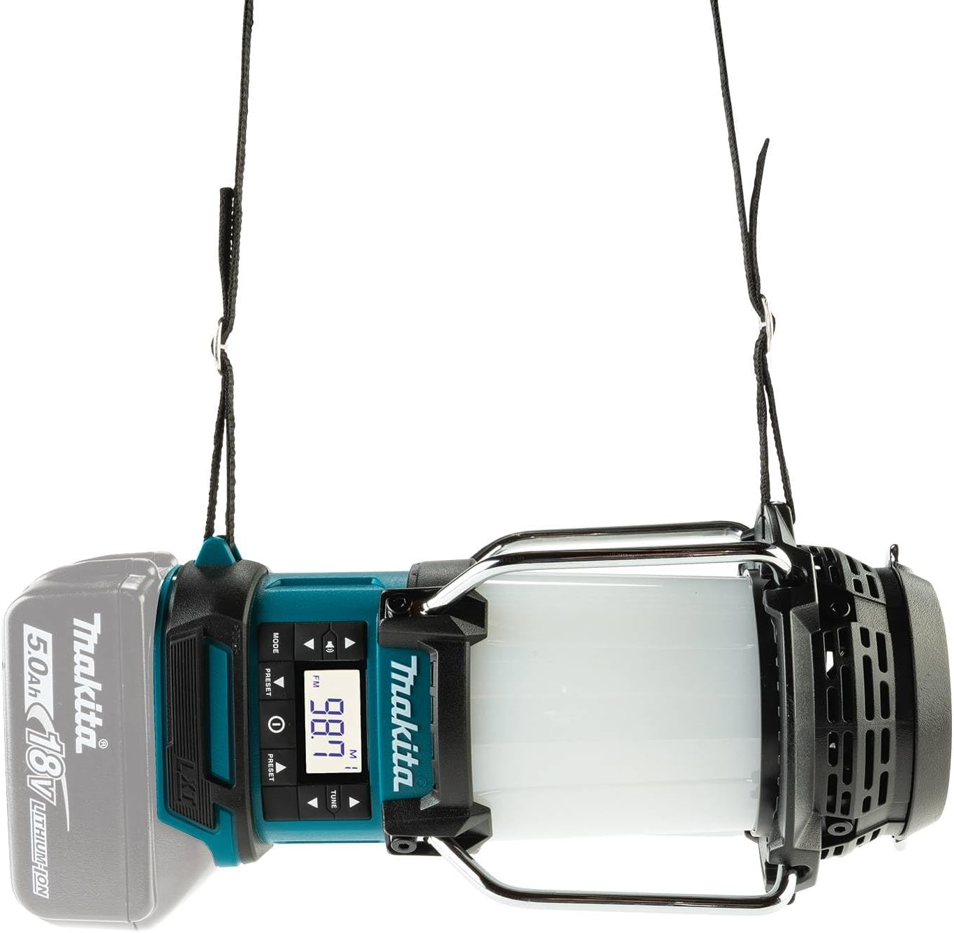 Makita DMR055 18V LXT LED Lantern Radio (No USB, No Bluetooth, No Digital Radio, Not Including Battery/Charger) image number 3