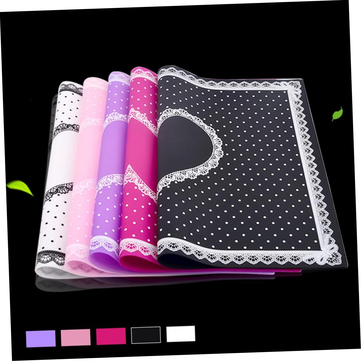 Healeved Foldable Hand Pillow Silicone Manicure Mat Washable Nail Beauty Tool Hand Pad Cushion Practice Nail Arm Rest - Purple image number 6