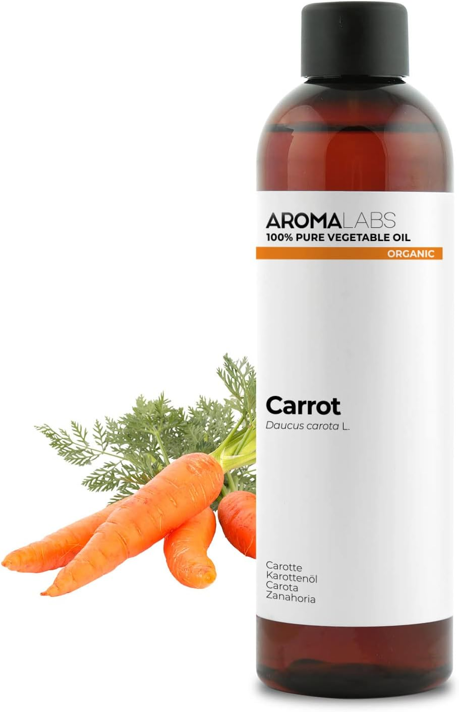 100% Organic Carrot Infused Oil - 250Ml - Pure, Natural, from Organic Farming - Aroma Labs image number 2