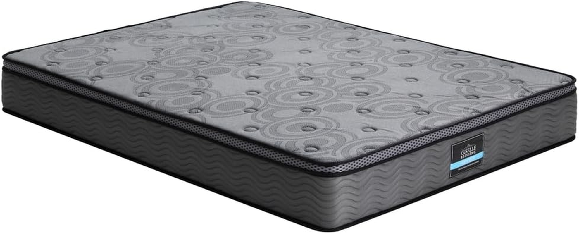 Giselle Bedding Mattress Bed Pocket Spring 26Cm King Euro Top Medium Firm Foam image number 4