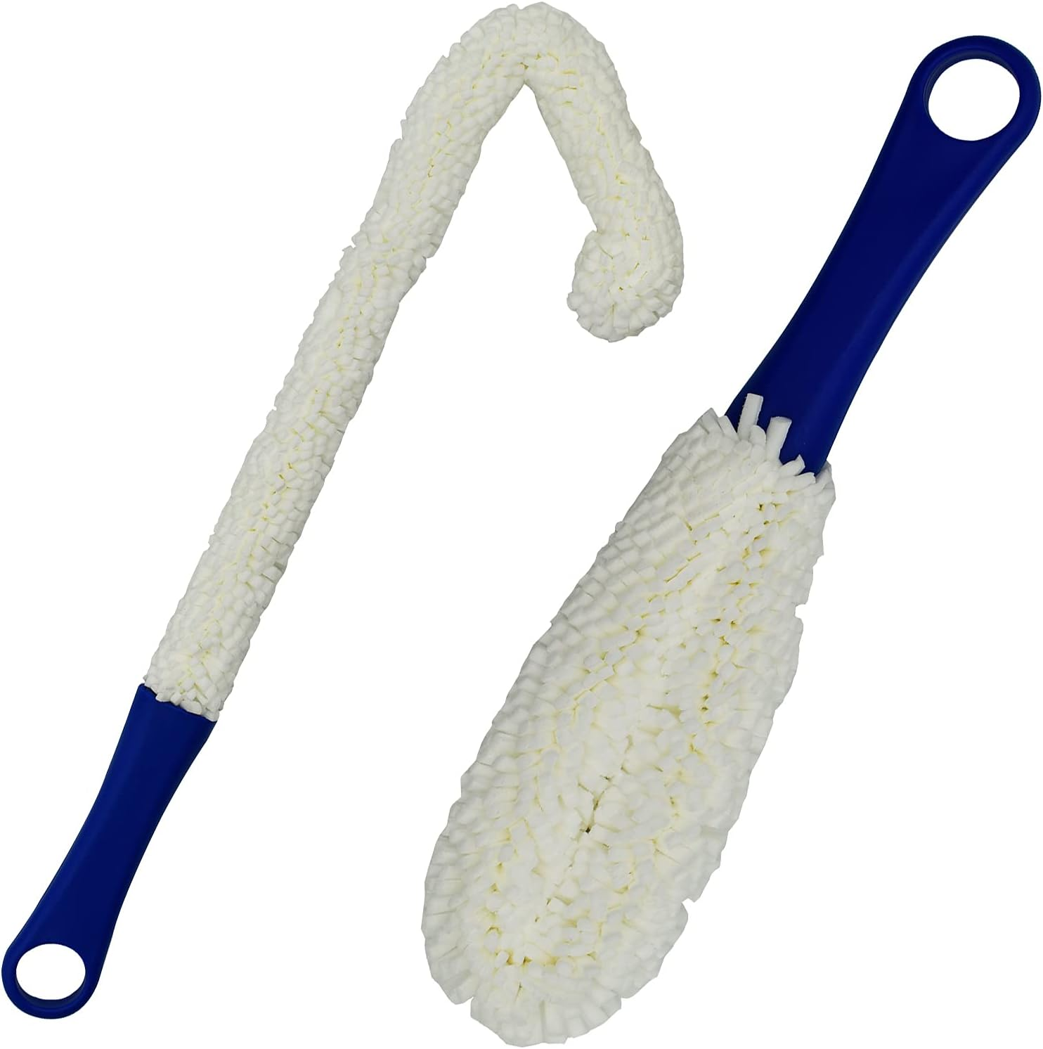 Maydahui 2PCS Wine Bottle Flexible Cleaning Brush for Wine Decanters Goblets Cups Glassware (1 Short +1 Long) image number 2