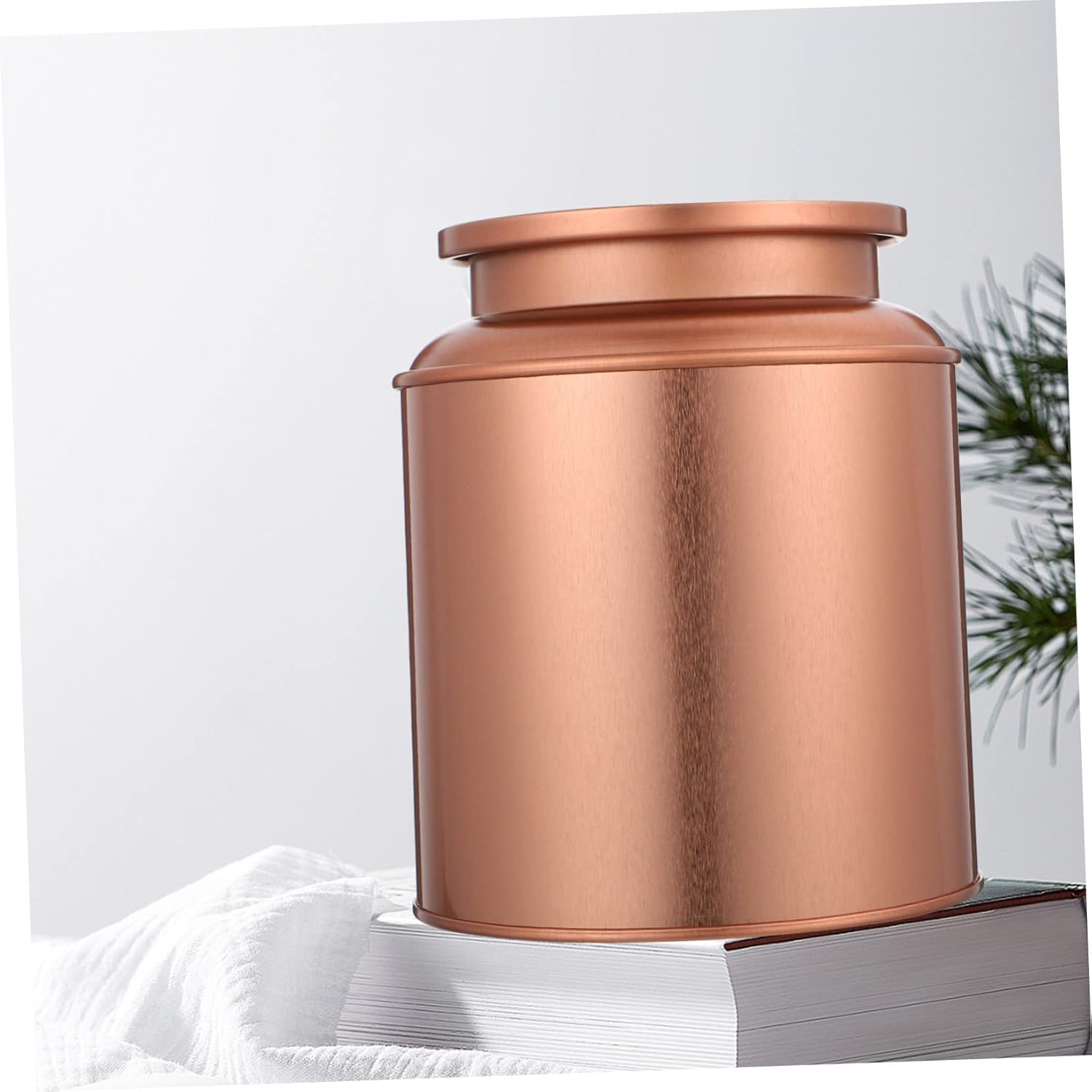 HAKIDZEL Storage Jars Canisters Airtight Tea Can Lid Tinplate Tea Jar for Storage Sealed for Home Organization image number 6