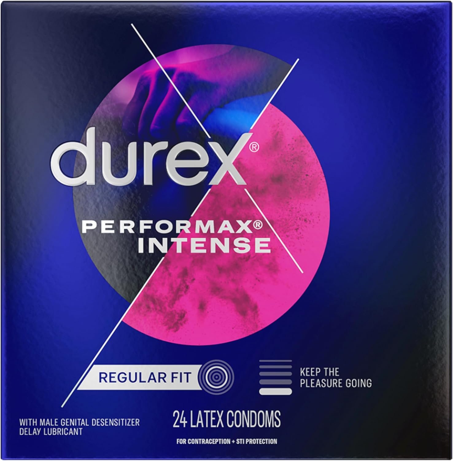 Durex Performax Intense Condom, 24 Count image number 3