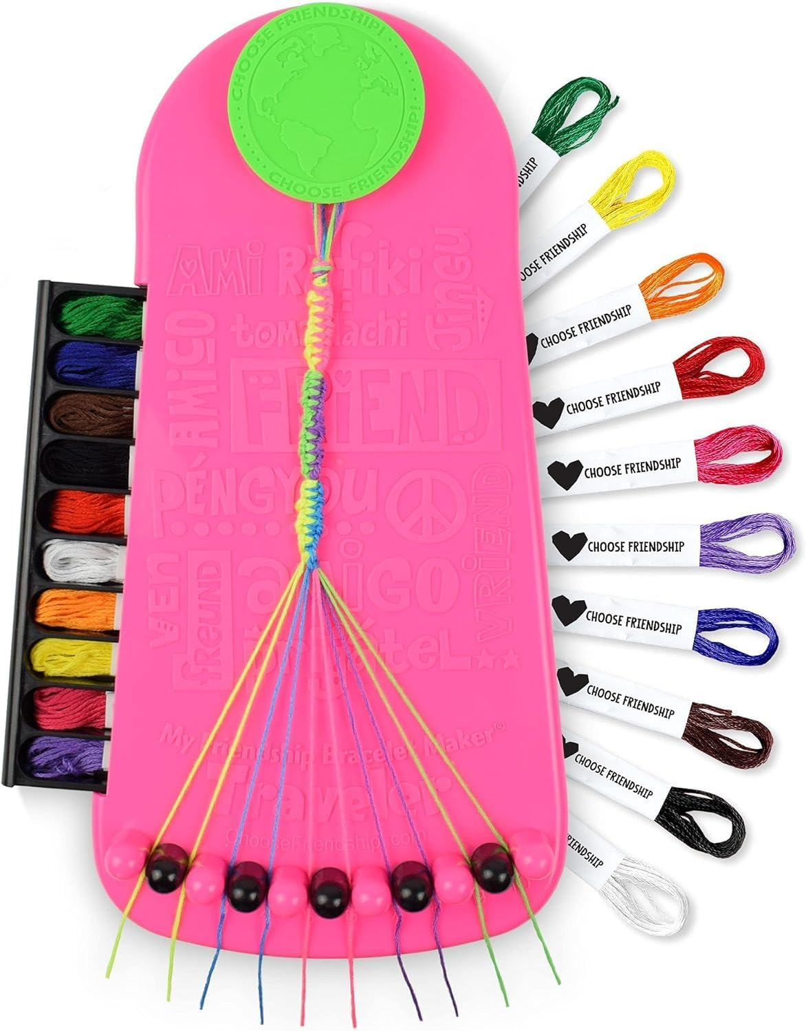 MKUCCD Friendship Bracelet Making Kit for Girls,Diy Arts and Crafts Toys,Jewelry String Maker Kit,Craft Kit, Kids Jewelry-Making Kit, Gifts for Girls 8-12 image number 3