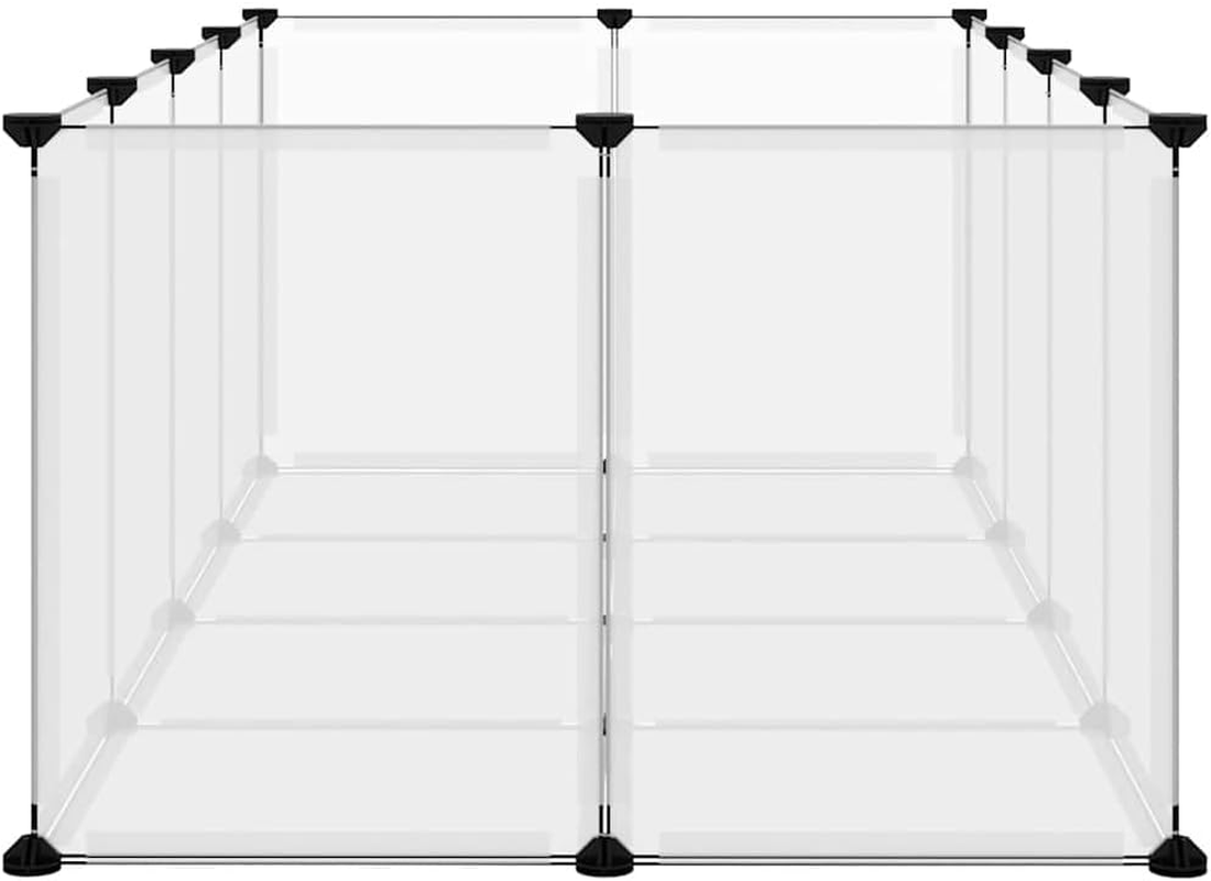 Small Animal Cage Transparent 144X74X46.5 Cm Pet Habitat Indoor Outdoor Enclosure image number 4