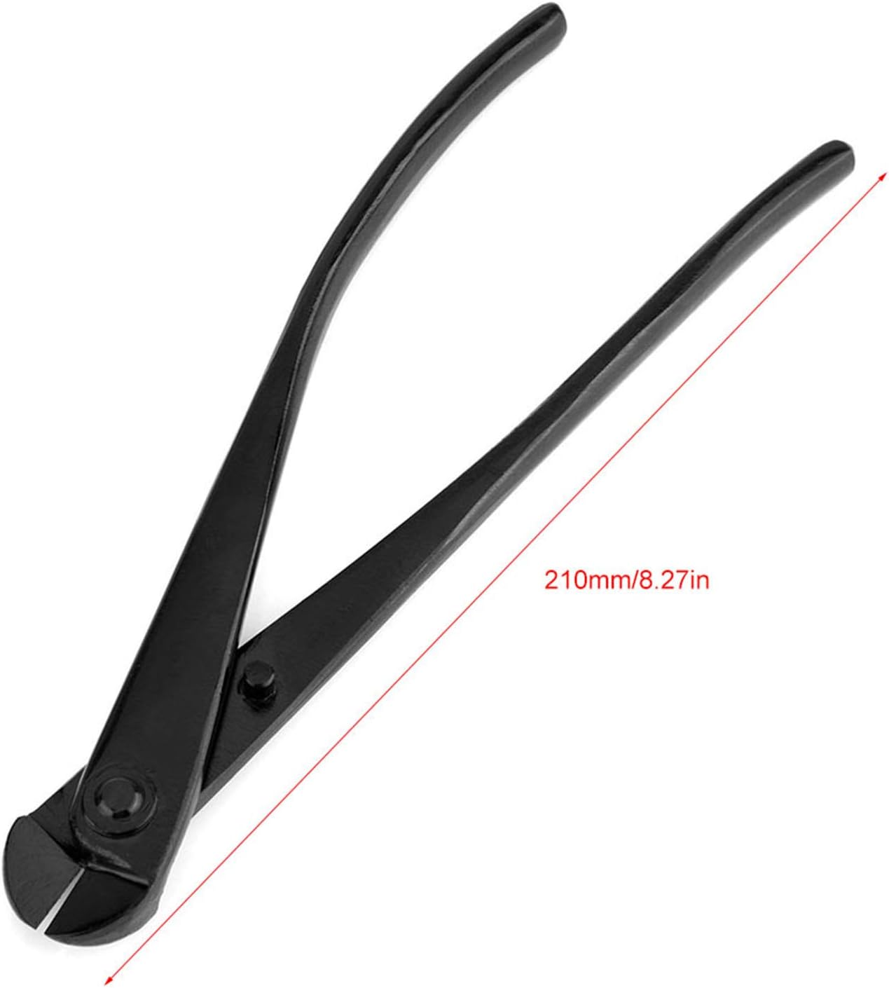 Bonsai Pruning Pliers, Manganese Bonsai Cutters, Bonsai Concave Branch Cutter for Pruning of Bonsai Plants, Black (210Mm/8.27 Inch)