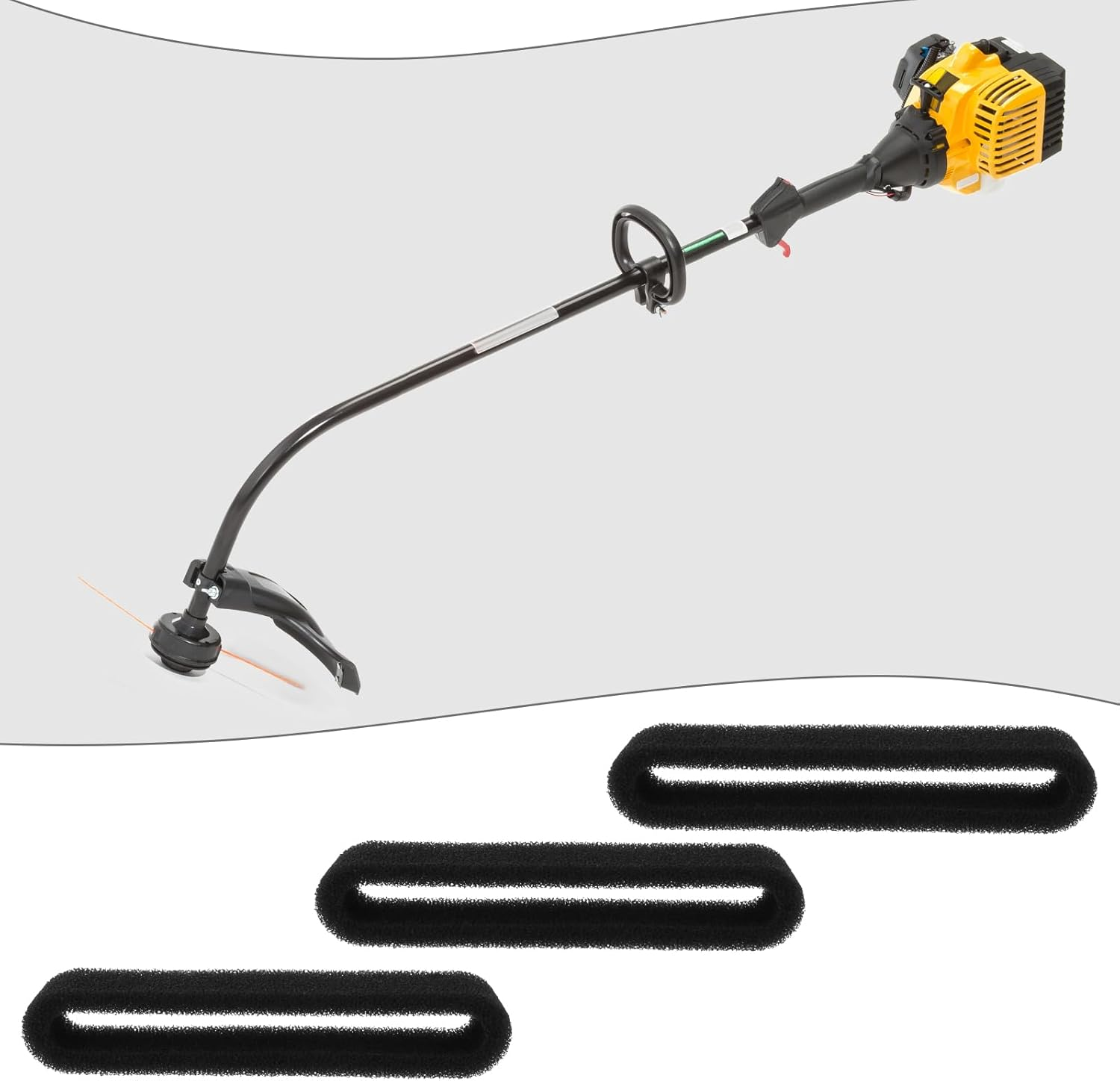 Create Idea 8Pcs Lawn Mower Air Filter 3-1/2" 753-06417 Compatible with Troy Bilt TB22EC Compatible with Bolens BL160 String Trimmer image number 4