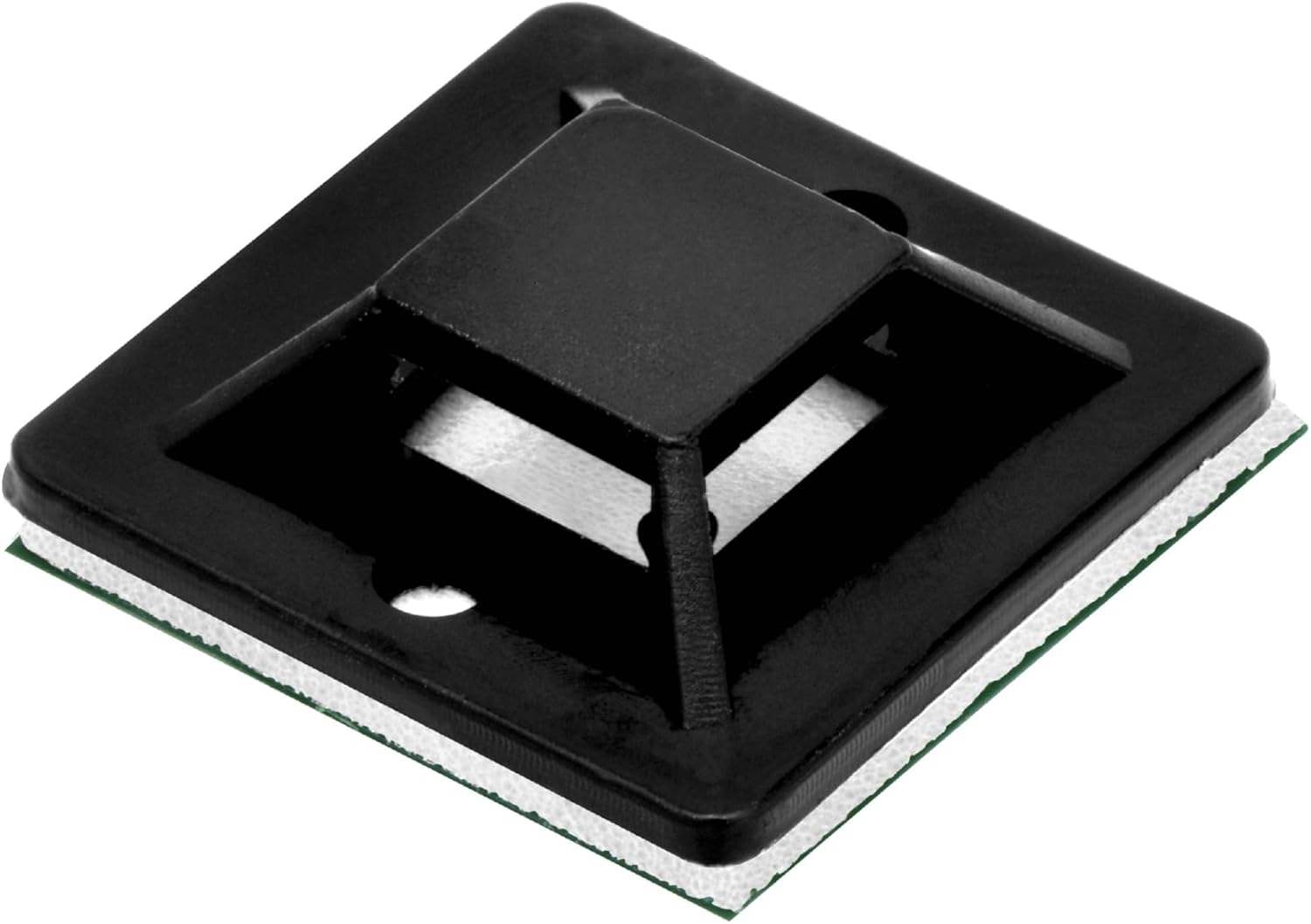 100 Pack Adhesive Cable Tie Wire Zip Clamp Mount Clip Holder Base 20 * 20Mm image number 4