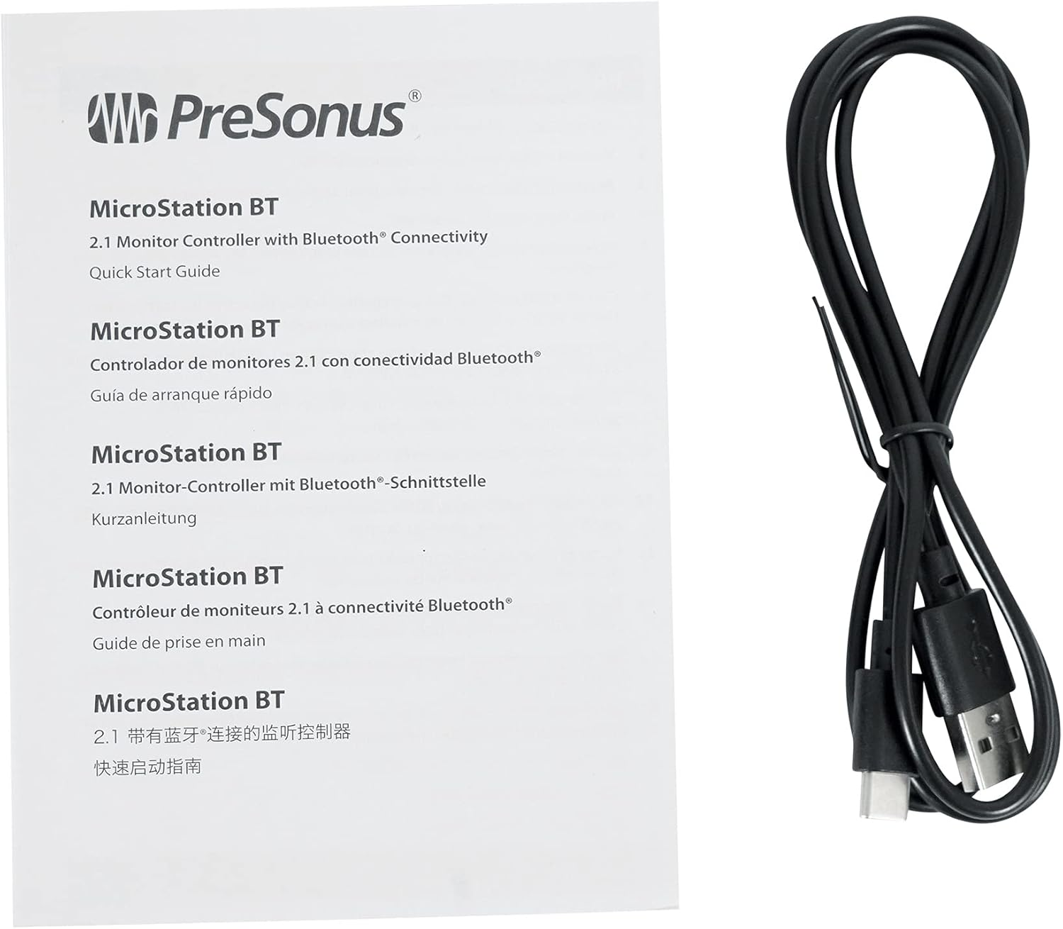 Presonus Microstation BT Bluetooth Connectivity to Any Speaker Black One Size image number 1