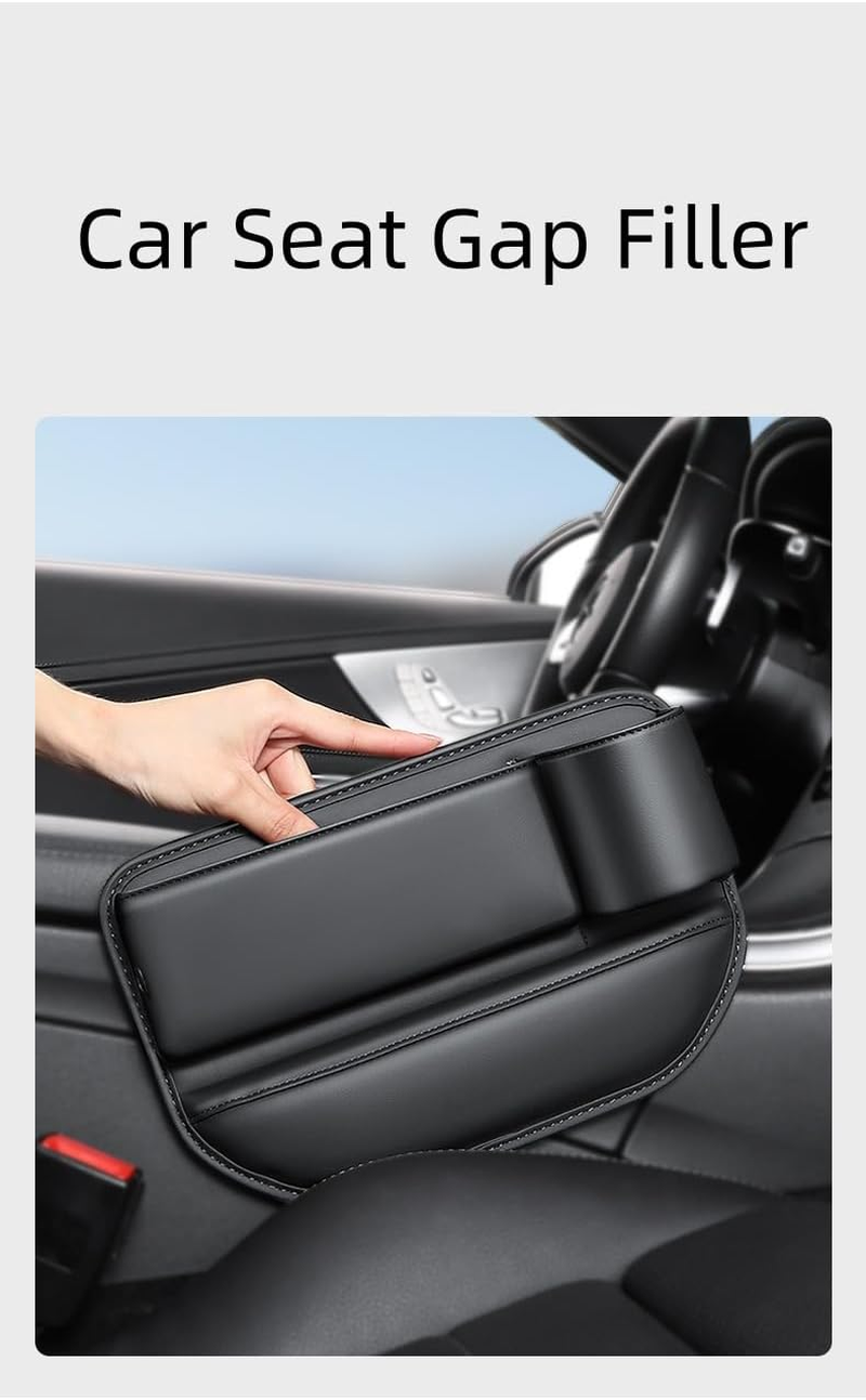 Car Seat Gap Filler,Car Seat Storage Box,Car Seat Gap Bag (Black Right 1) image number 3