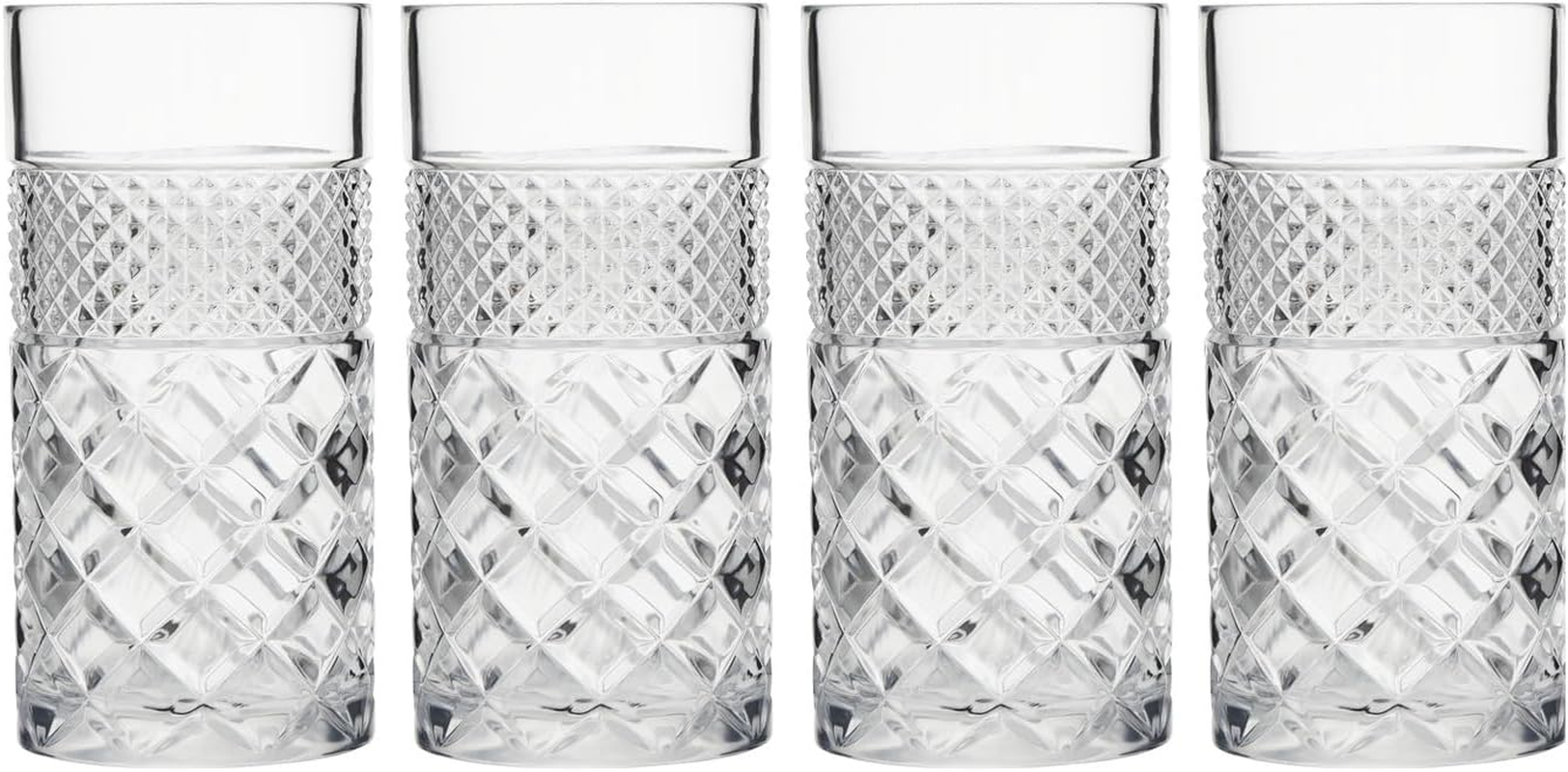Maxwell & Williams Speakeasy Highball Glass 380ML Set of 4 Gift Boxed image number 3