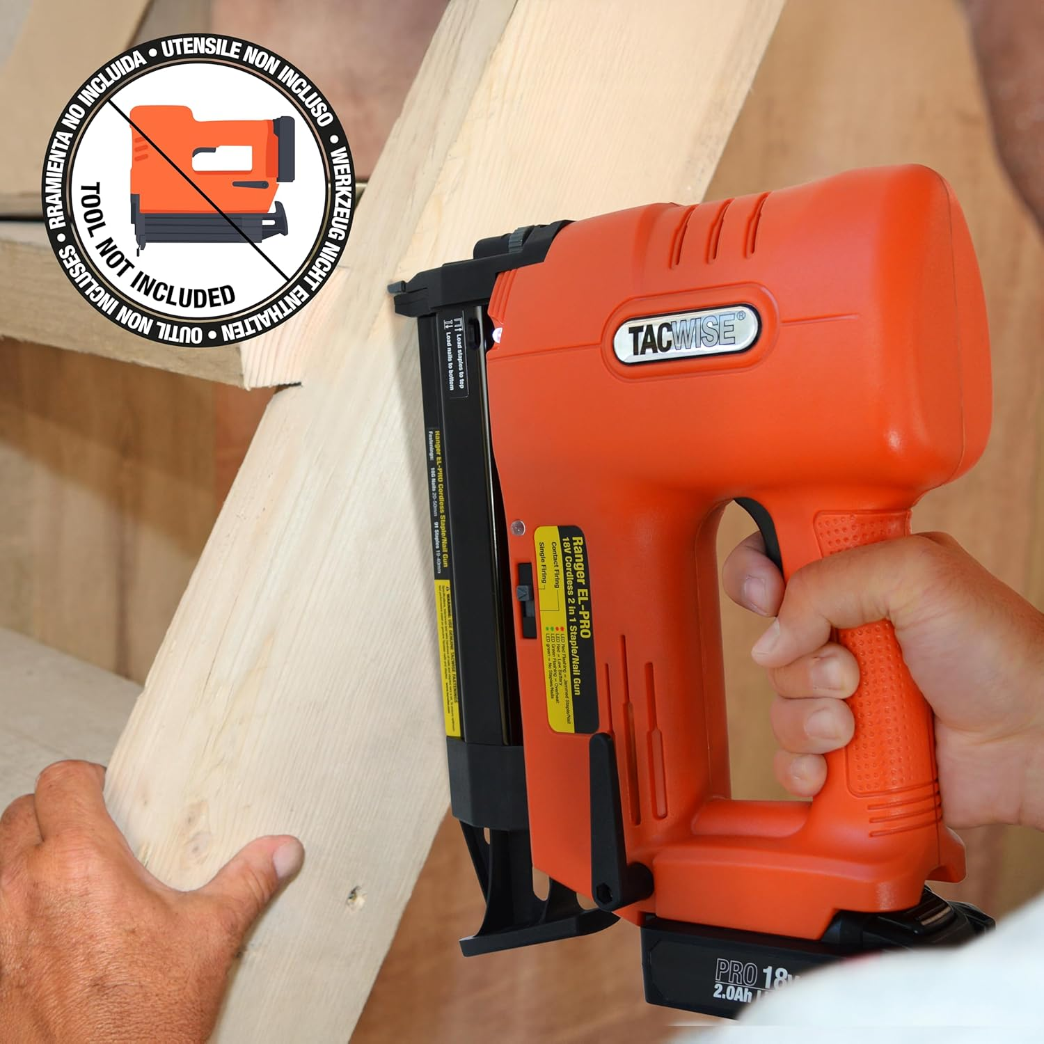 TACWISE 0400 Type 18G / 40 Mm Galvanised Brad Nails, Silver, 5000 Pack image number 1