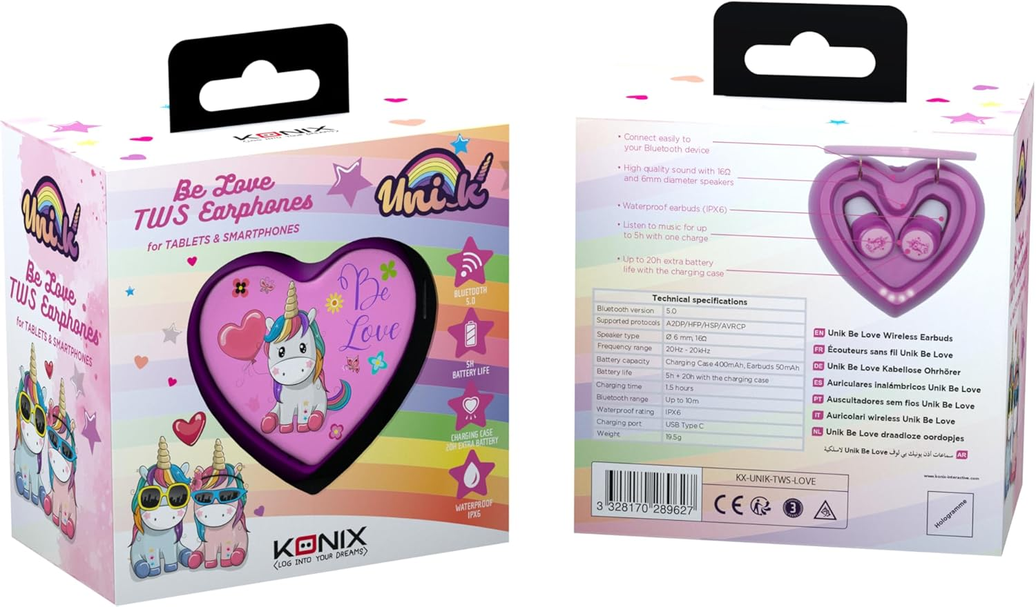 KX UNIK BE Love TWS Earphones image number 5