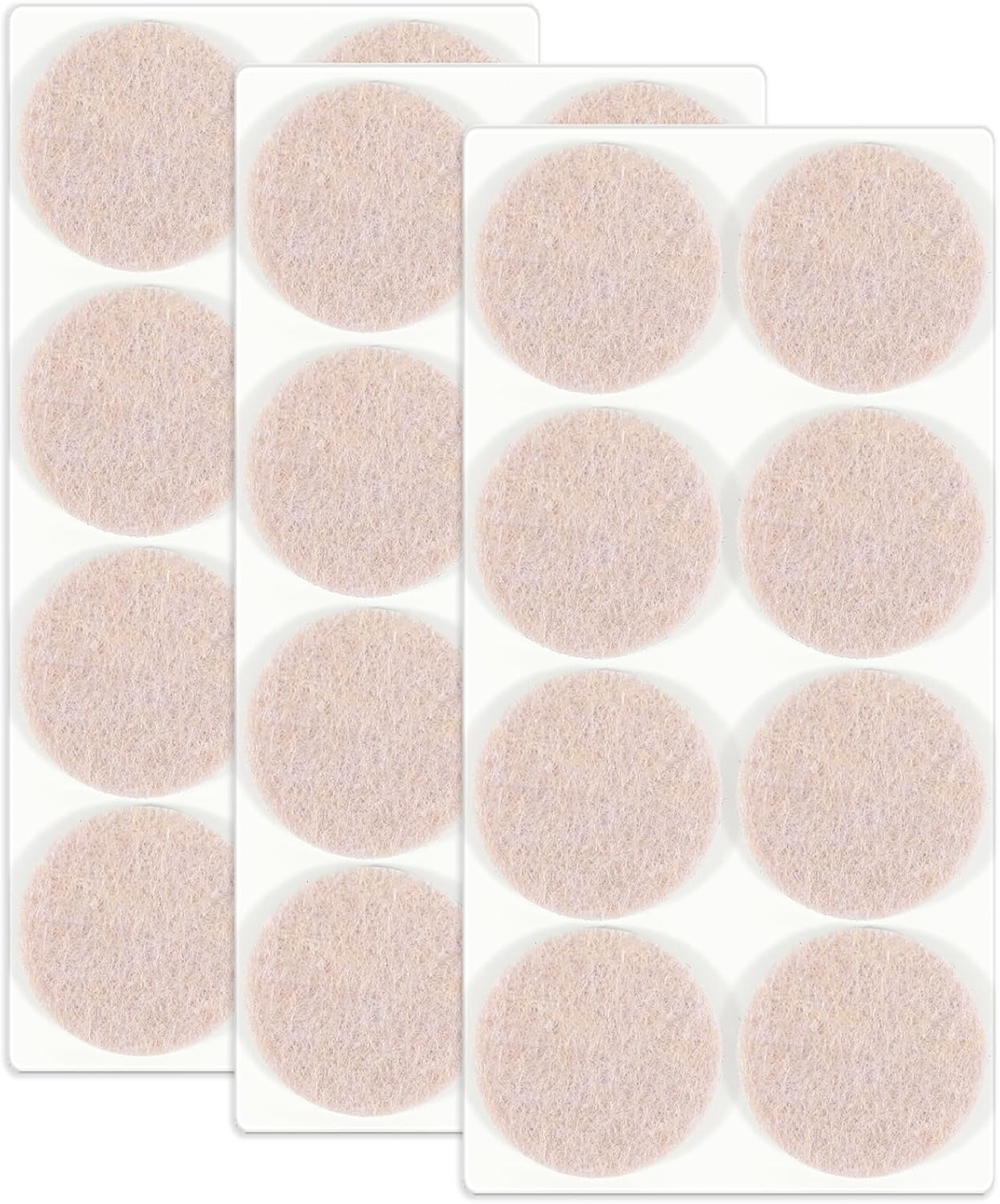 HNR 15 Mm Felt Pads, Pack of 108 Self-Adhesive Felt Pads, 3 Mm Thick, Floor Protection for Furniture Legs, Chair & Table Legs (Black)