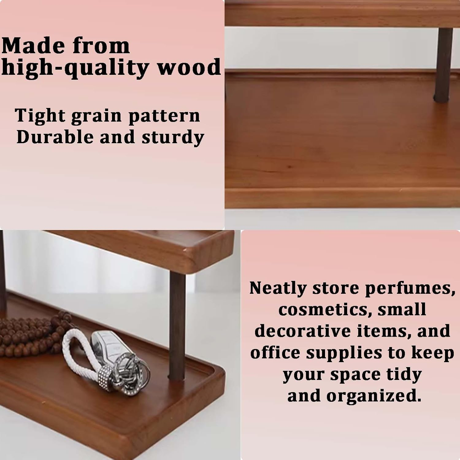 Bathroom Organizer Countertop,3 Tier Bathroom Counter Organizers and Storage,Countertop Organizers for Makeup,Perfume,Skincare,Cleaning Supplies,Coffee Station image number 5