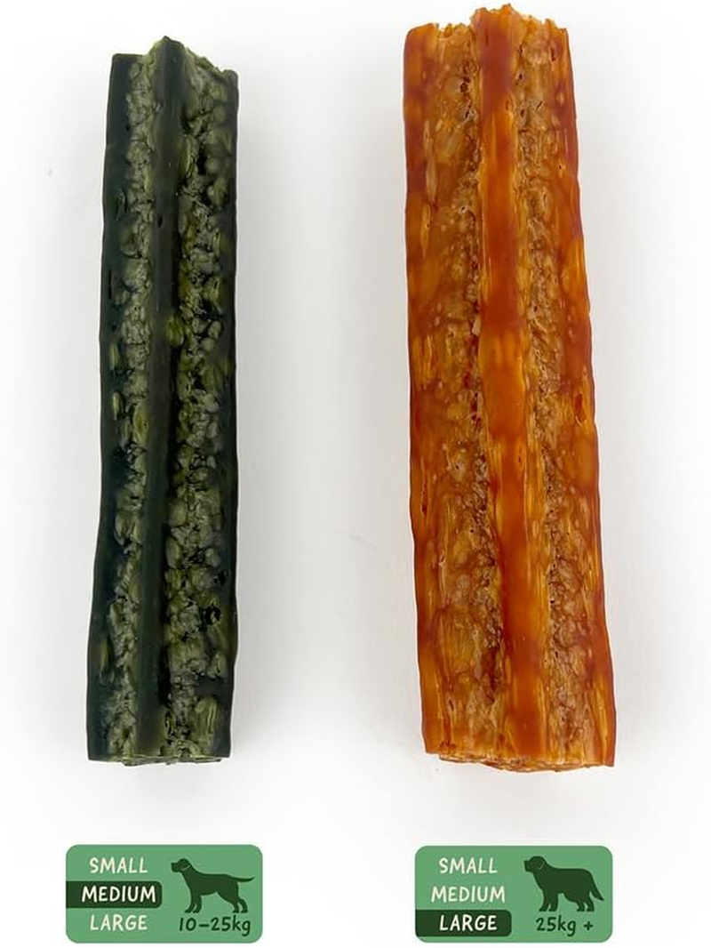 It'S Treat Time Denta Sponge Chews, Star Sticks, Natural Plant Based, Large 6 Pack &ndash; Dental Chews with Superfoods, Low Fat, Easily Digestible, Seaweed & Carrot &Purple Sweet Potato Flavour image number 2