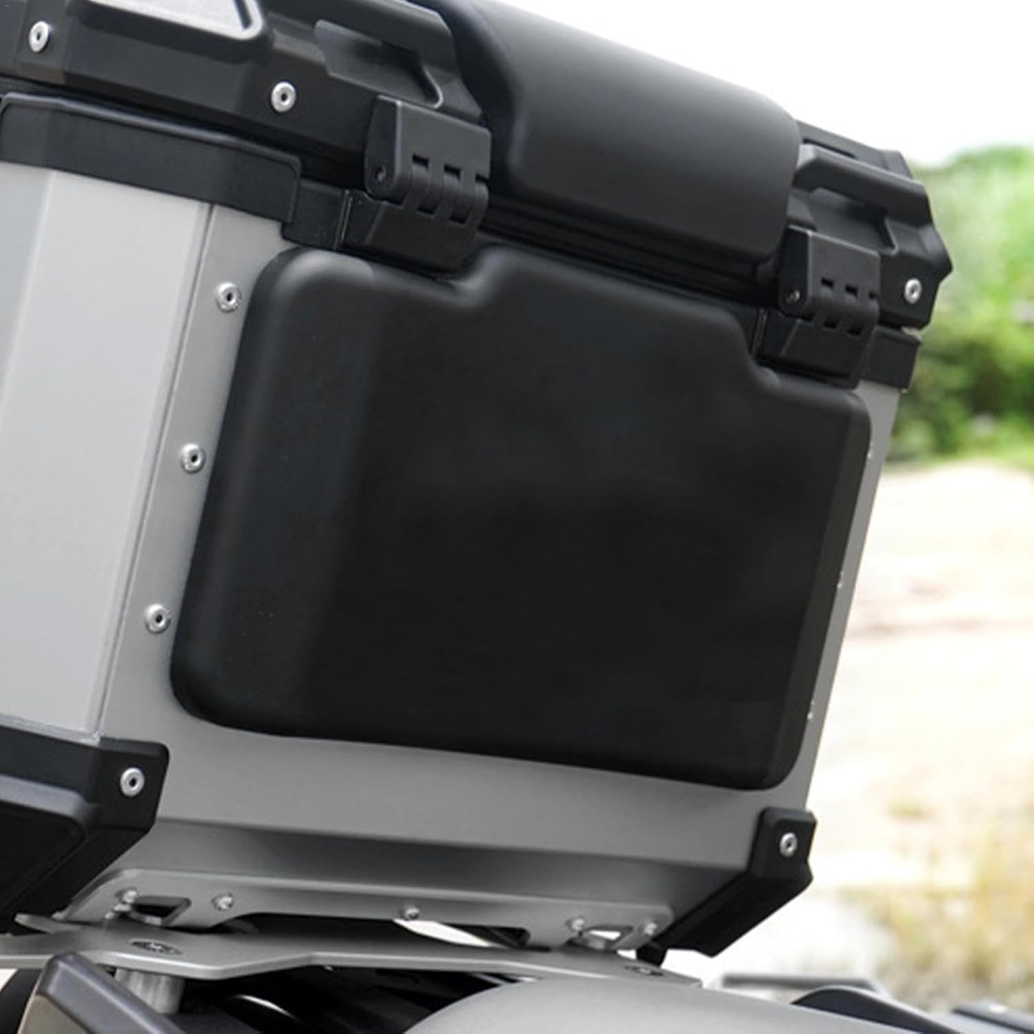 Motorcycle Luggage Back Rest - Motorcycle Back Pads, Passenger Backrest | Motorcycle Back Pads, Long Ride Comfort Motorcycle Passenger Cushion, Rear Trunk Sponge Pad for Bicycle - S image number 7