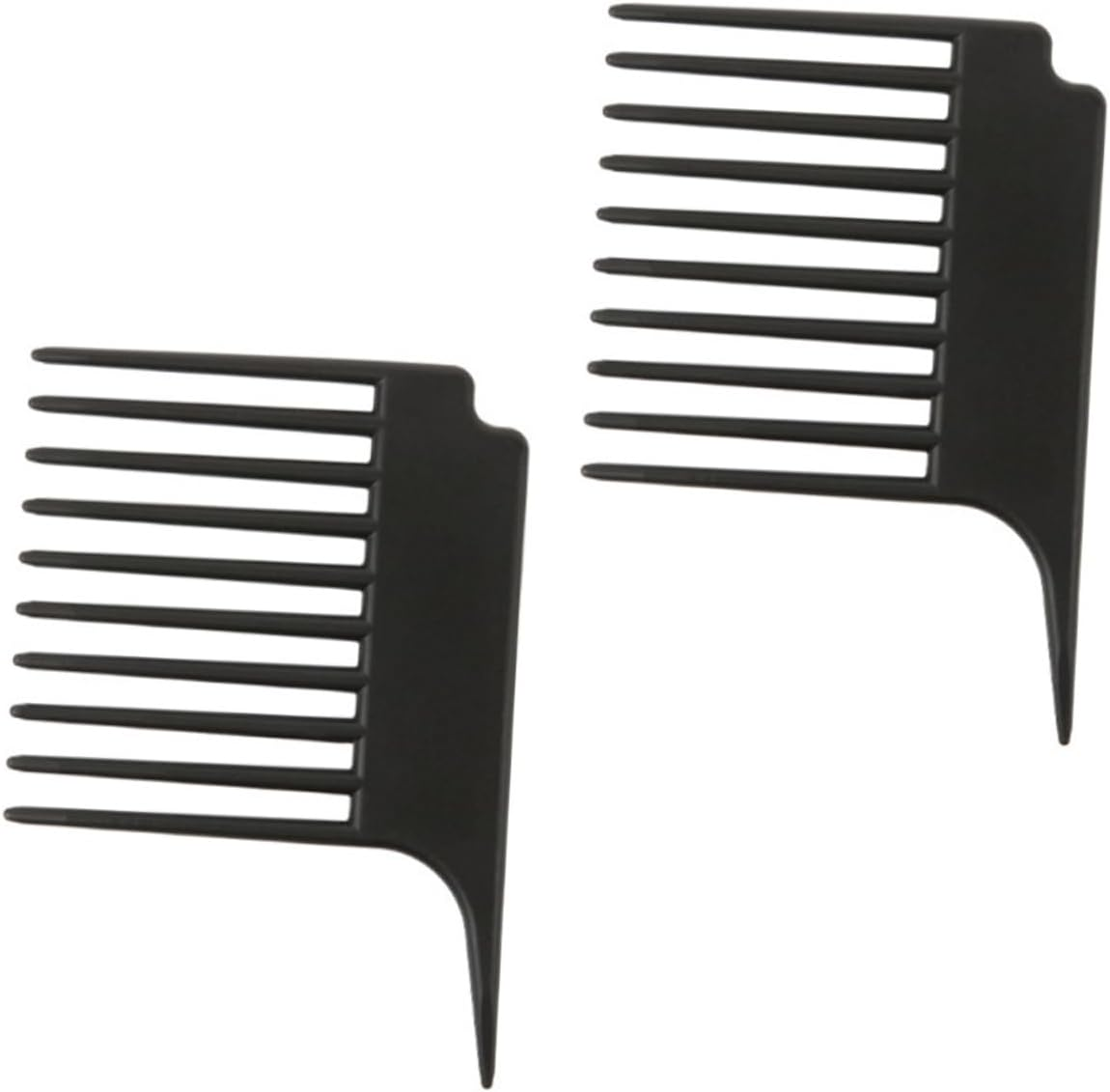 CIMAXIC 2Pcs Wide Teeth Comb Hairdressing Tool Double Sided Rat Tail Comb for Hair image number 2