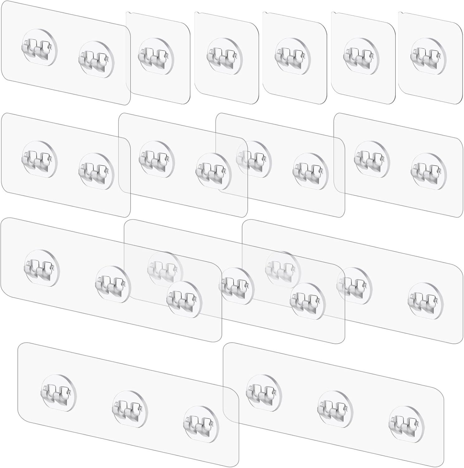 Vivinin 15 Pack Shower Caddy Adhesive Replacement, Shower Shelf No Drilling, Strong Hooks for Shower Caddy, Soap Holder, and Kitchen Racks image number 5