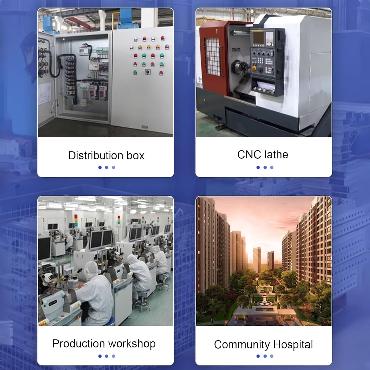 DIN Rail Indicator Light, Compact Red Yellow Green LED Indicator Lamp with Energy Efficient, Easy Installation, LED Indicator Light image number 2