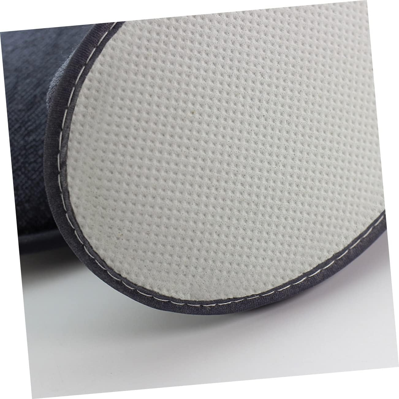 WOONEKY Single Use Slippers Travel Slippers 4 Pairs Foldable Portable Disposable for Guests Breathable Toweling EVA Material Sanitary Hotel Use image number 6