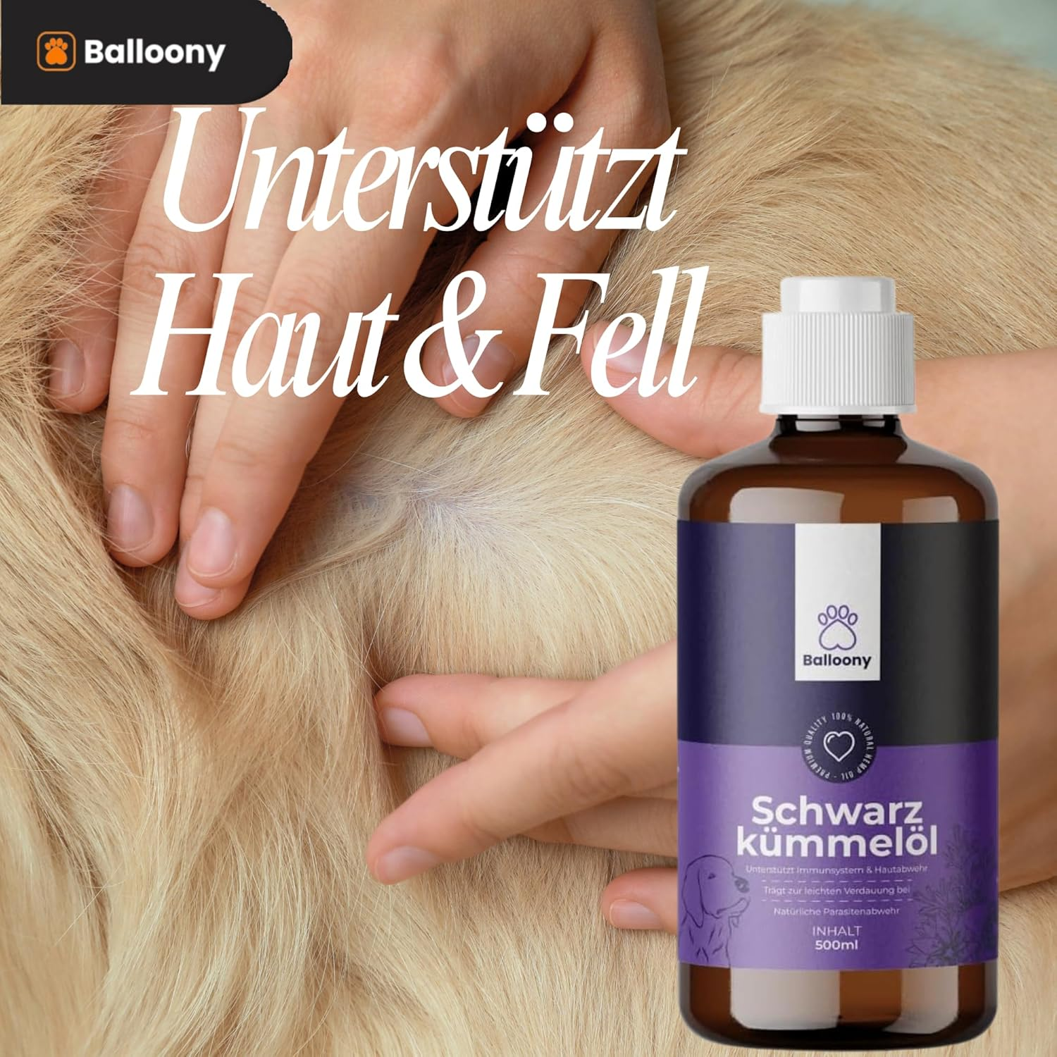 Black Cumin Oil for Dogs - Natural Support for a Vital Dog Life image number 3