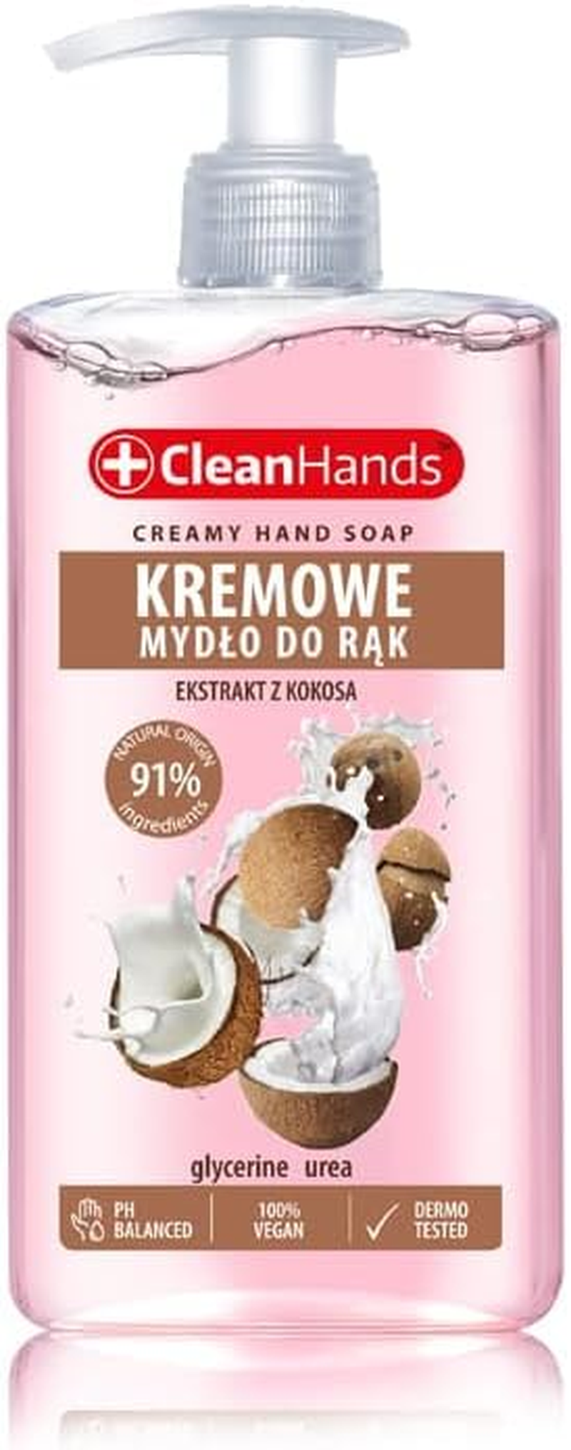 Clean Hands Creamy Liquid Soap, Coconut, 300 Ml, Hand Wash, Hand Wash Soap