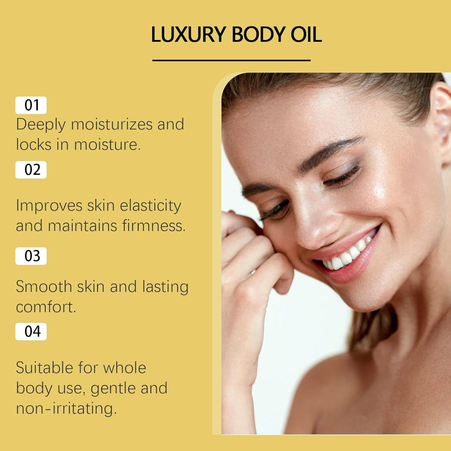 Magic Firming Body Care, Luxury Glow Remedy Essence for Women Arms Chest Thighs & Tummy, Collagen Support Skin Tightening Serum, Hydrating & Moisturizing Magic Care after Shower (1Pcs) - 1Pcs image number 5