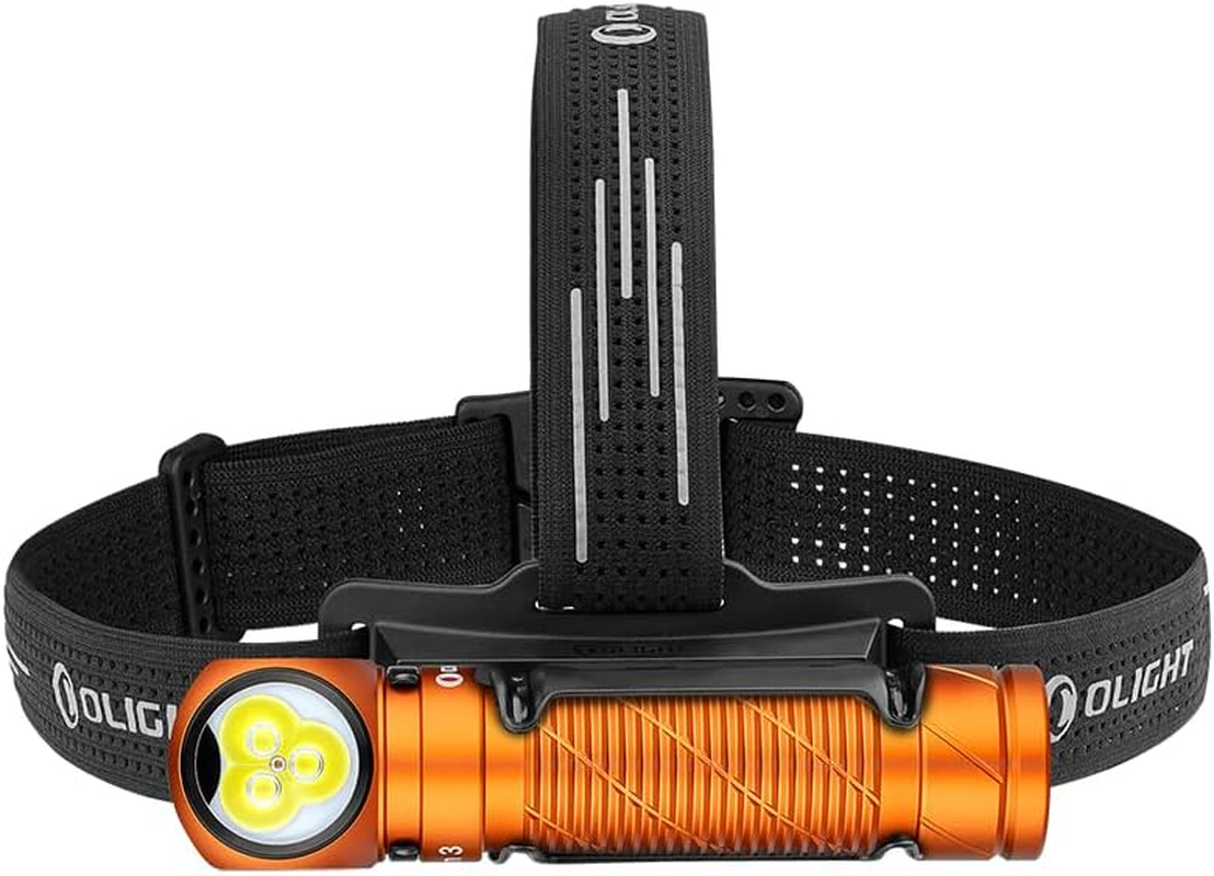 OLIGHT Perun 3 Max 3000 Lumens Headlamp Multi-Use Handheld EDC Torch Rechargeable Torch (Black)