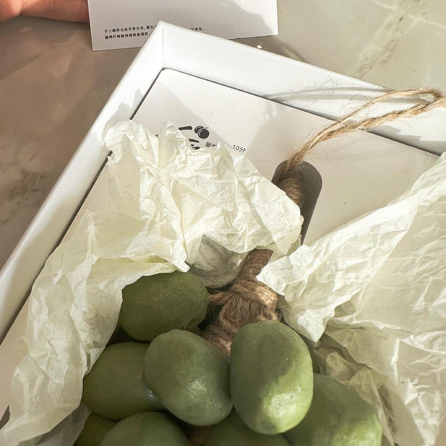 OIIBWQ Grape Soap Perfume for Creative Gift and Decoration, Handmade for Body Wash, Green - Green image number 3