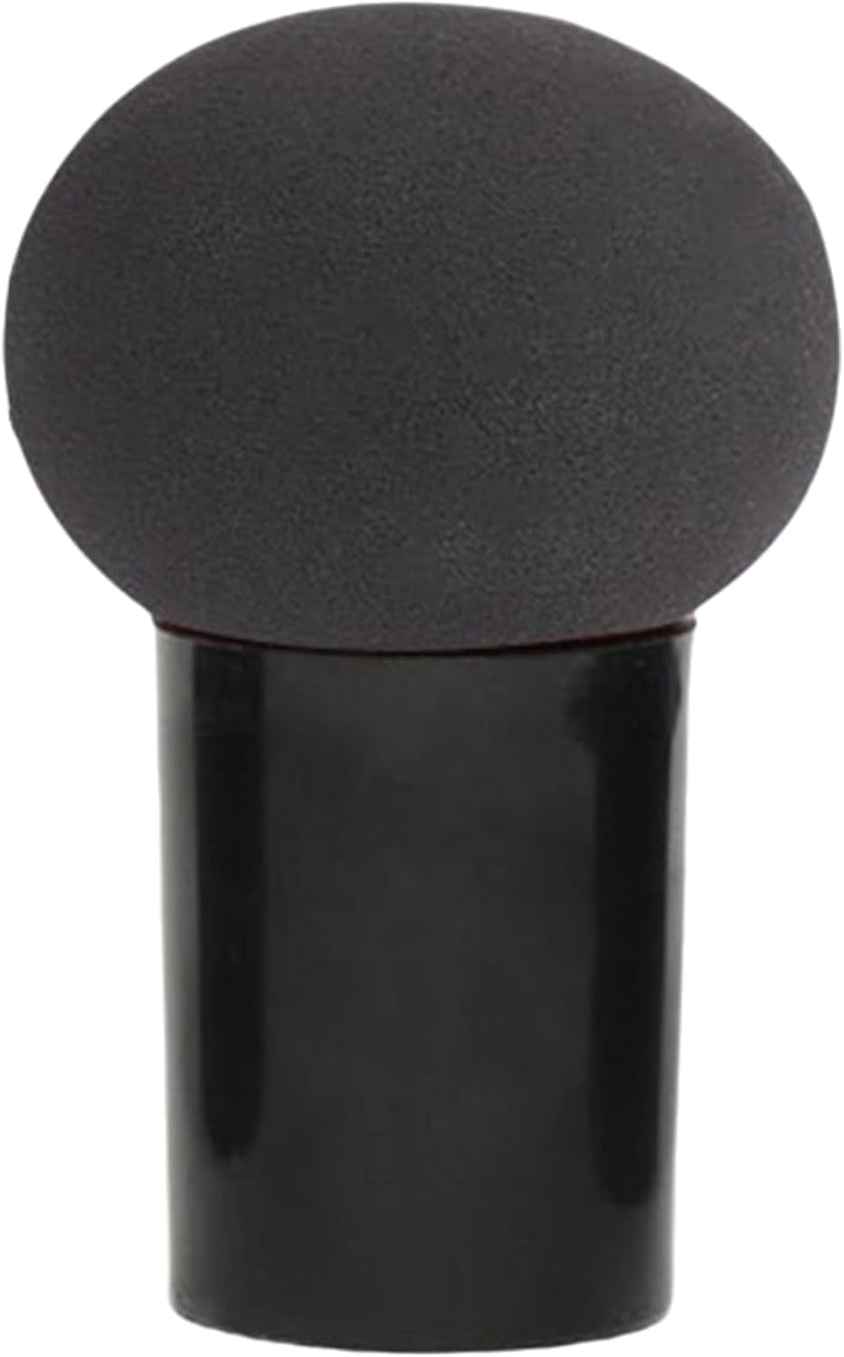 Miutii Makeup Blending Sponge Mushroom Head Powder Puff with Handle for Liquid Foundation Cream Blush Air Cushion Soft Tool 1 Piece Black One Size