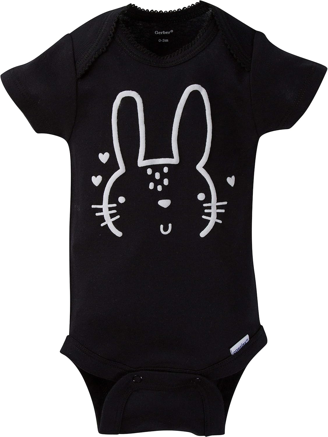 Gerber Baby Girls' 8 Pack Short Sleeve Onesies Bodysuits image number 3