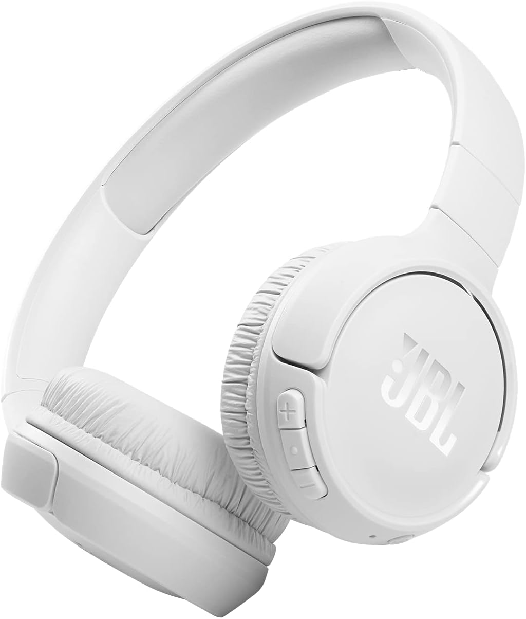JBL Tune 510BT, JBL Pure Bass Sound, Wireless Bluetooth 5.0 Streaming, up to 40H Battery Life and Speed Charge (5Mins = 2H), Multi-Point Connections, Hands-Free Calls, Black