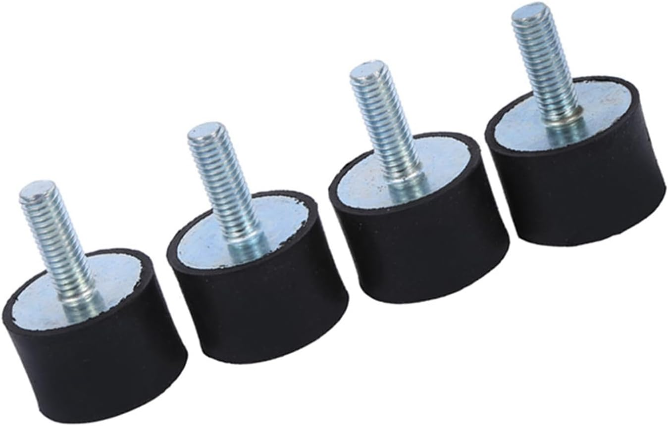 4X M8 Rubber Assembly anti -Vibration Mounts Bobbin for Air Compressors, Instruments - for Noise Reduction and Stability Control (VD30*20 M8*23) image number 6