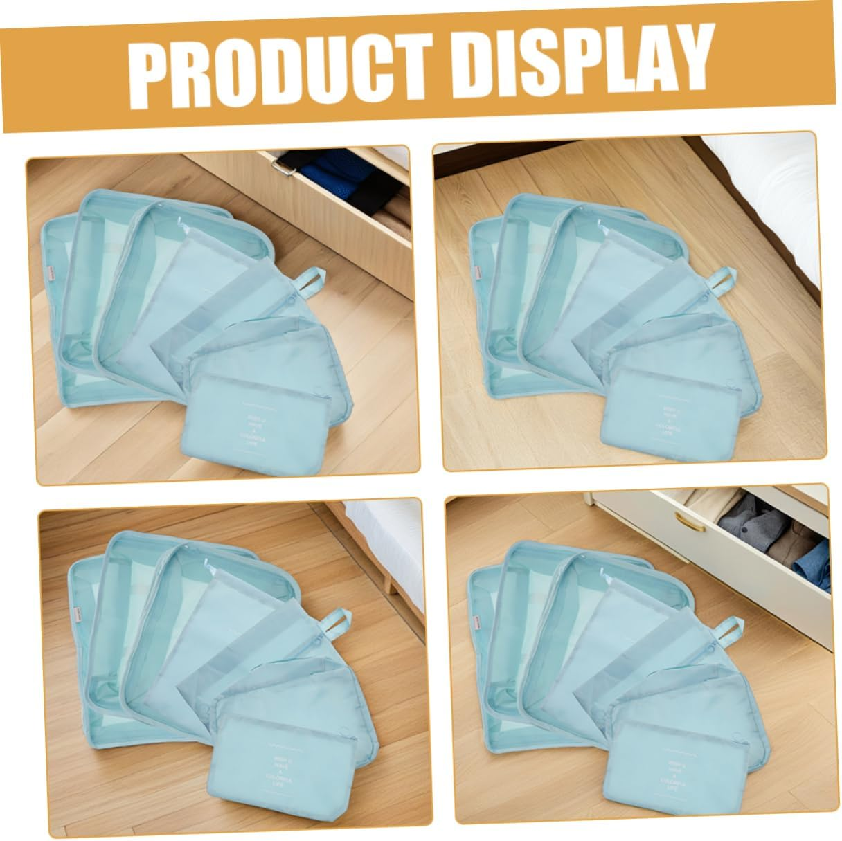 CTIRCHIU 14Pcs Packing Cubes Set for Travel Organizer Bag Suitcase Organizer Packing Cubes for Travel Storage Bags for Suitcase image number 4