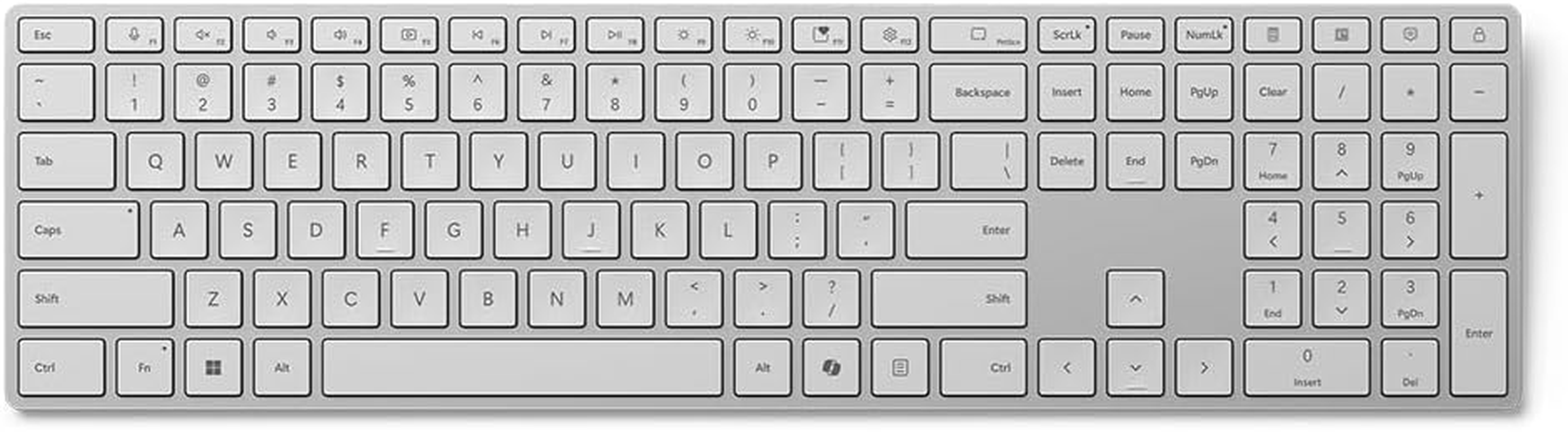 Microsoft Surface Keyboard (2Nd Edition) Compatible with Surface Pro or Surface Laptop, Bluetooth 4.0, Copilot Button image number 4