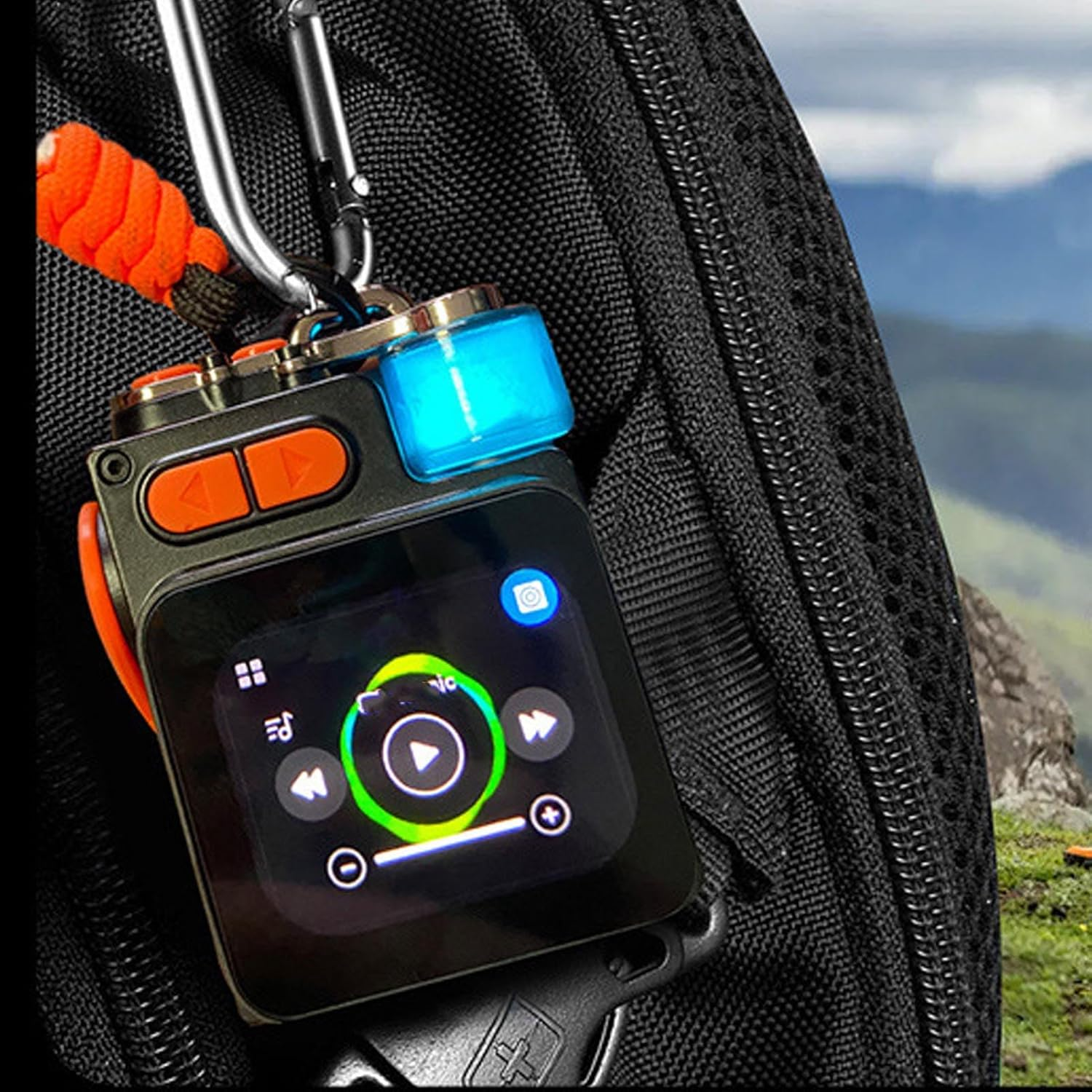 ASHATA Mini Bluetooth Speaker, Smart Wireless Portable Speaker with Touchscreen, Bluetooth Speaker with 360&deg;HD Stereo Sound and Robust Bass, Wireless Stereo Outdoor Speaker with Mic APP image number 2