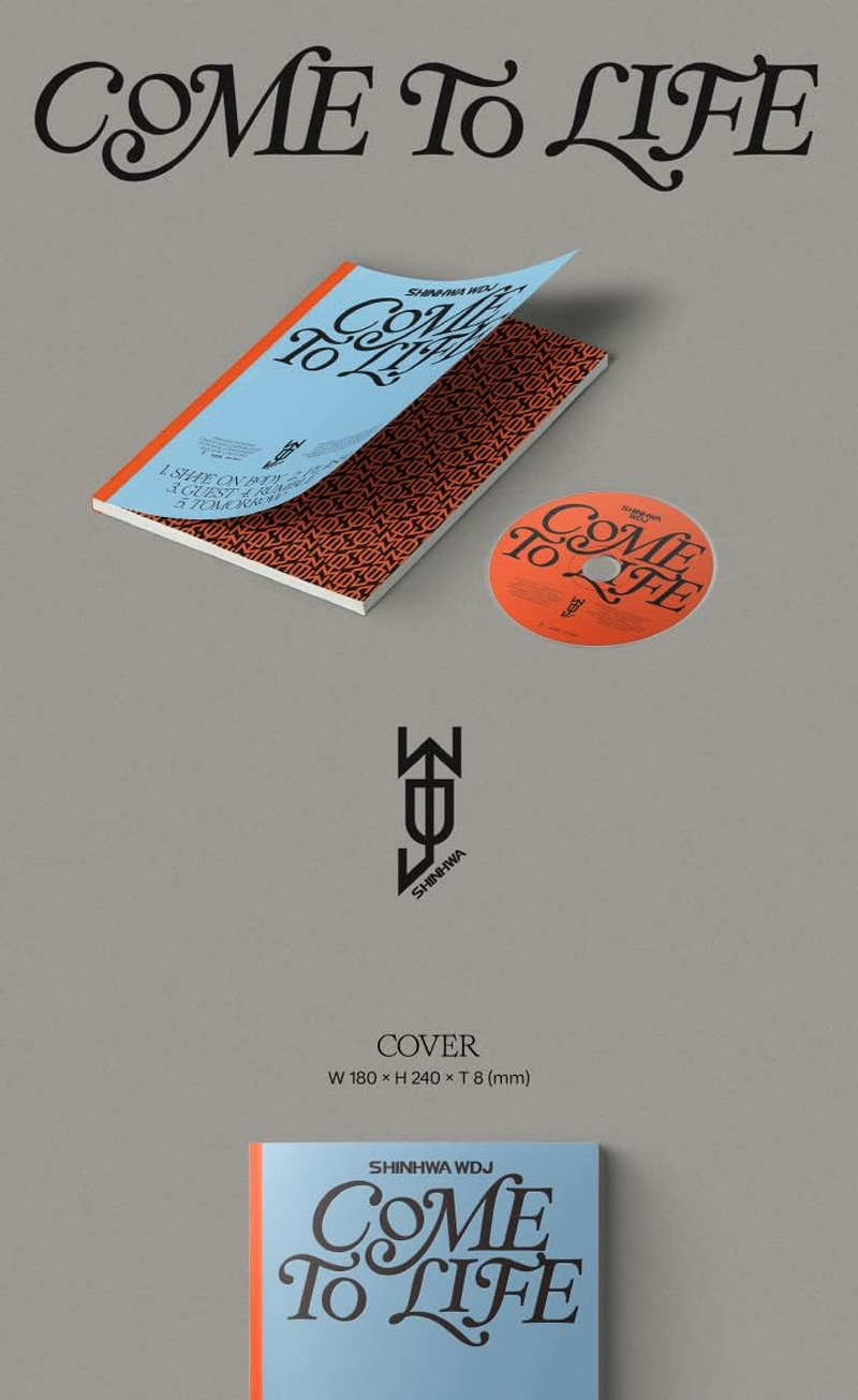 SHINHWA WDJ COME to LIFE 1St Mini Album Cd+1P Folding Poster on Pack+92P Photobook+3P Polaroid Photocard+Tracking Sealed image number 3