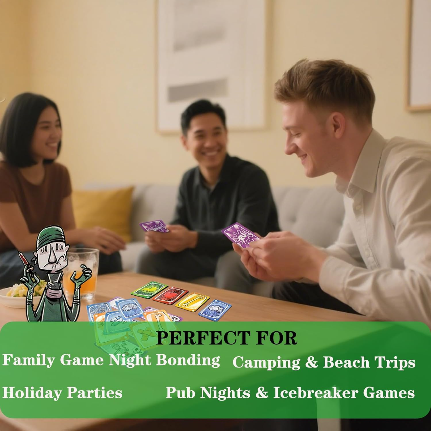 Virus! Card Game - Board Game for 2-6 Players | Isolate Healthy Organs & Stop Virus Outbreak | Competitive Strategy Cards Board Game image number 4