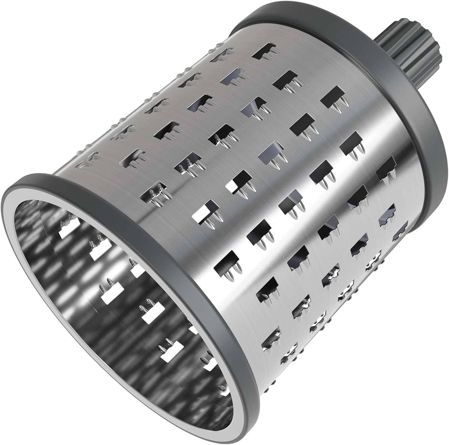 Zyliss Universal/Bircher Drum Grater | High-Quality Stainless Steel Design for Effortless Grating of Apples, Cereals, and Granola | Sharp, Durable Blades | Compatible with Zyliss Rotary Cheese Grater image number 1