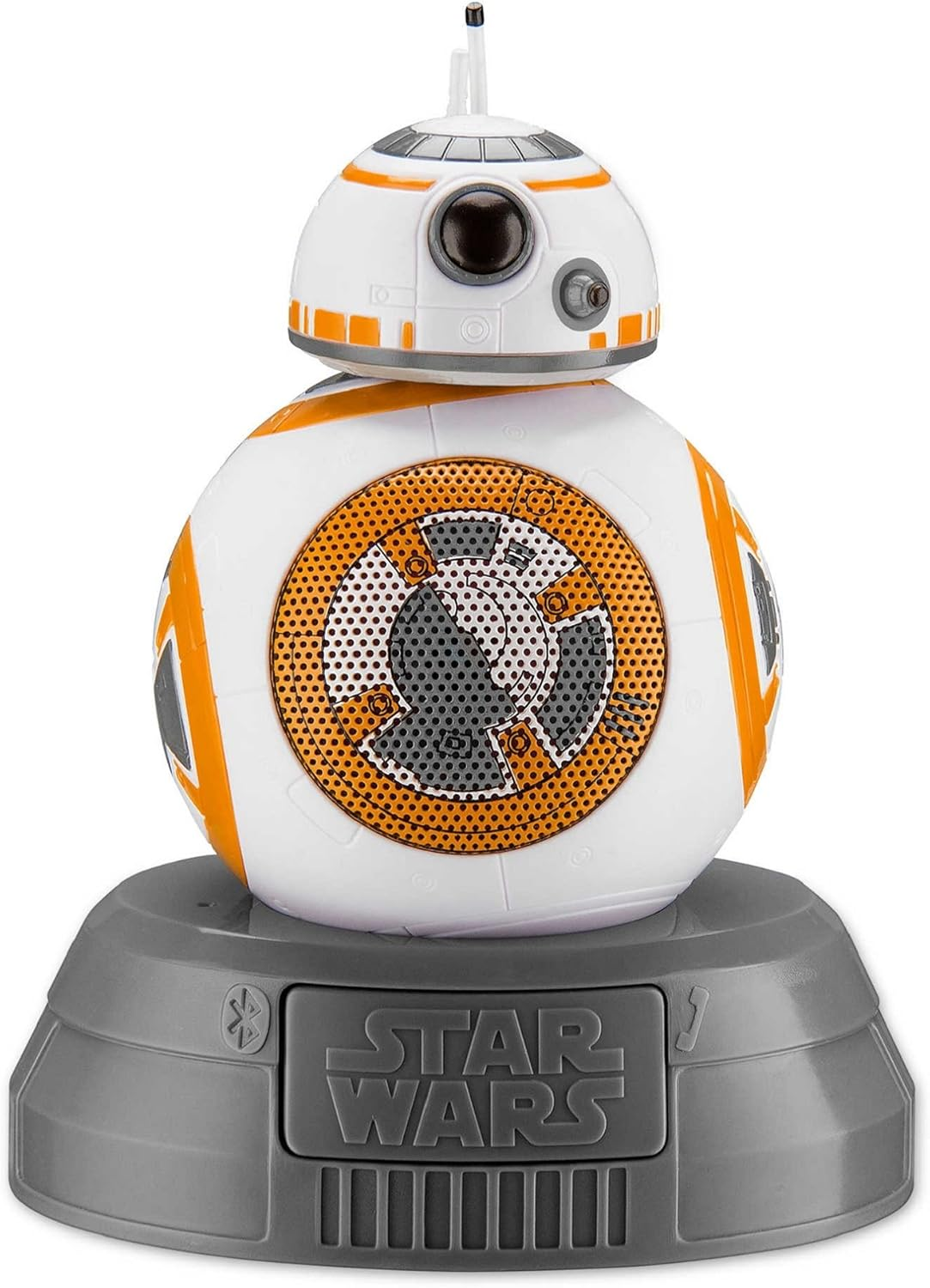 Ekids B67B8 Star Wars BB8 Bluetooth Wireless Speaker Portable White/Orange image number 3