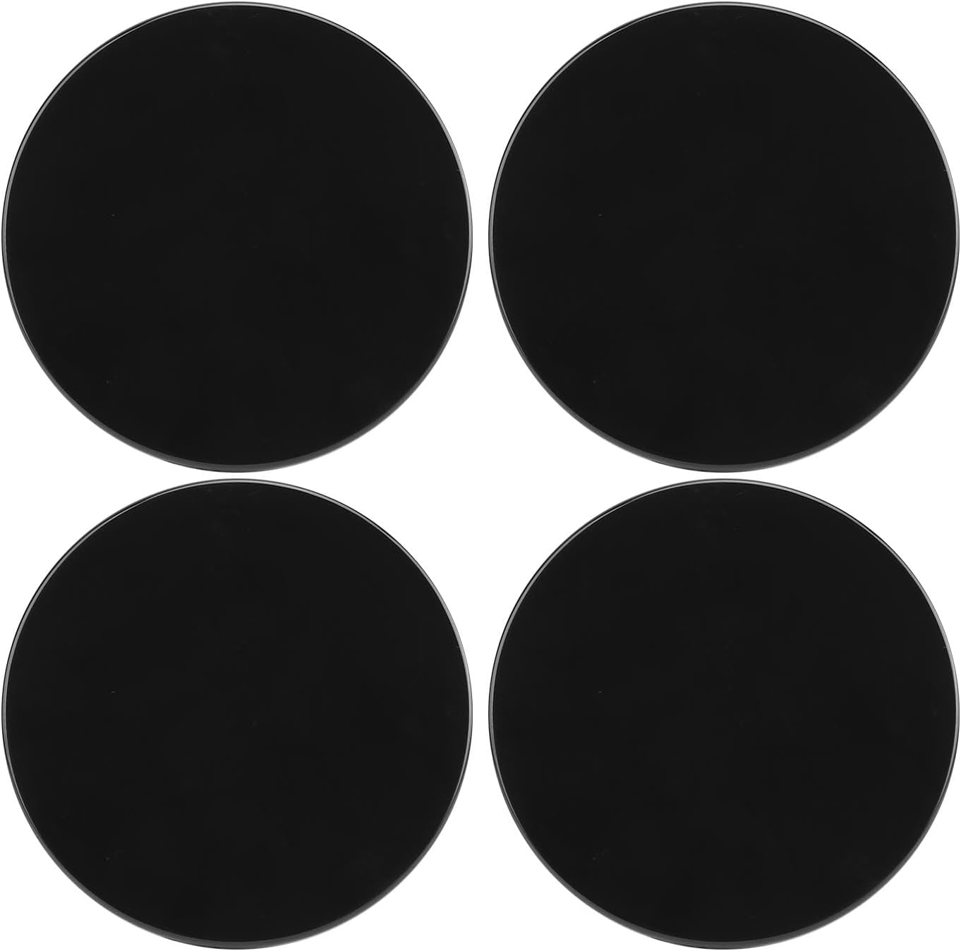 Diyeeni Vehicle Rim Hub Caps, Stylish Look Wheel Center Caps 60MM 0MM OD 4PCS for SUV (Black) - Electroplated image number 7