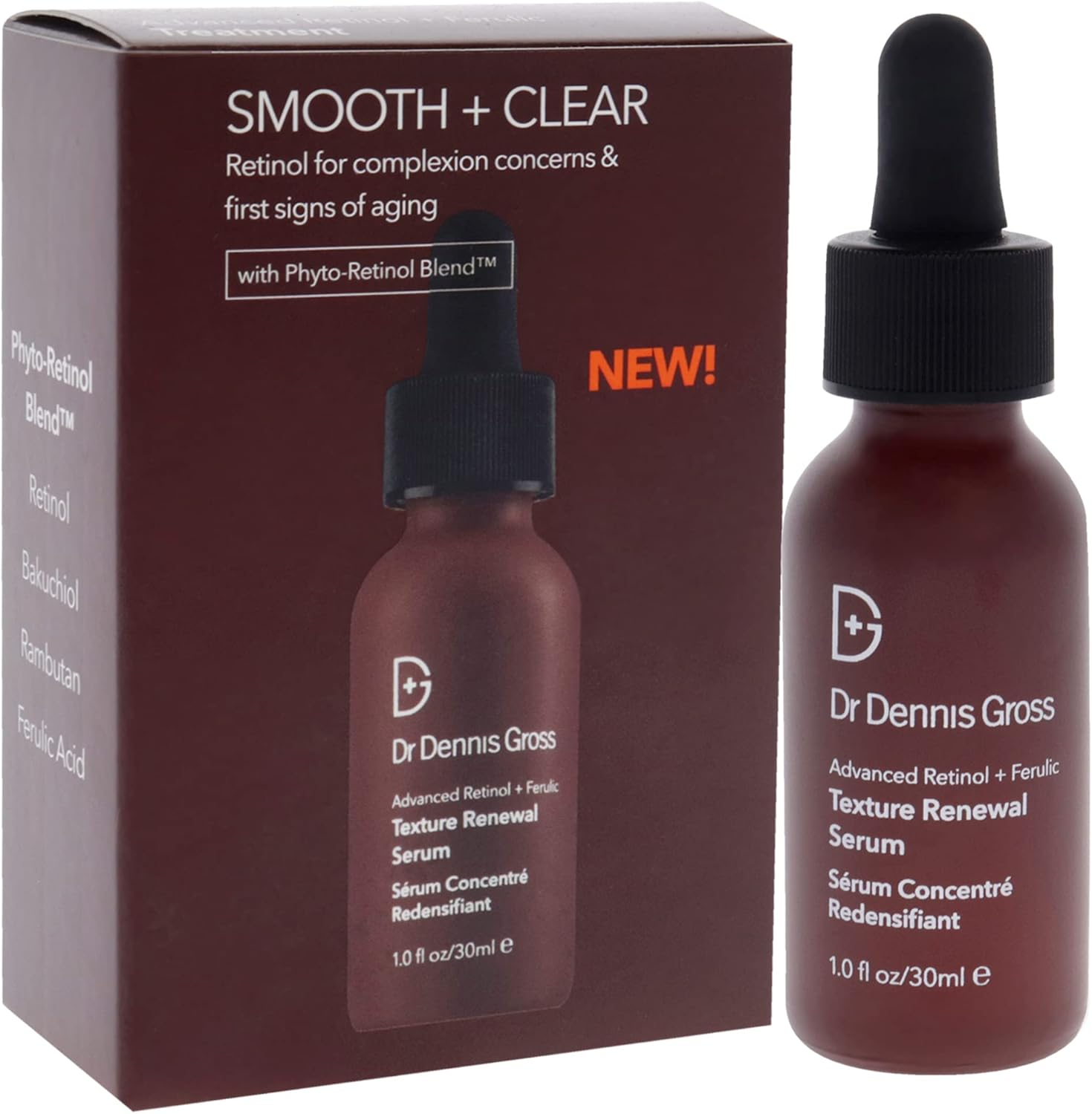 Dr. Dennis Gross Advanced Retinol plus Ferulic Texture Renewal Serum for Unisex 1 Oz Serum image number 2