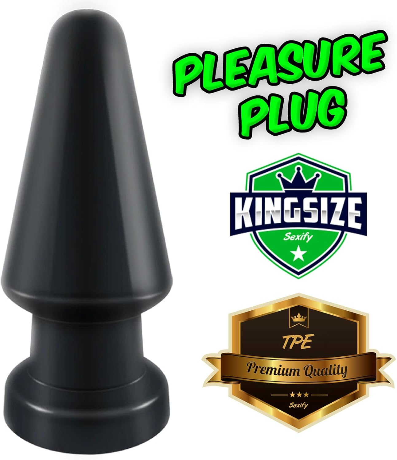 XL Anal Butt Plug BIG Dildo Dong Monster Fat Massive Thick Extra Large HUGE Silicone Anal Beads Sex Toy image number 2